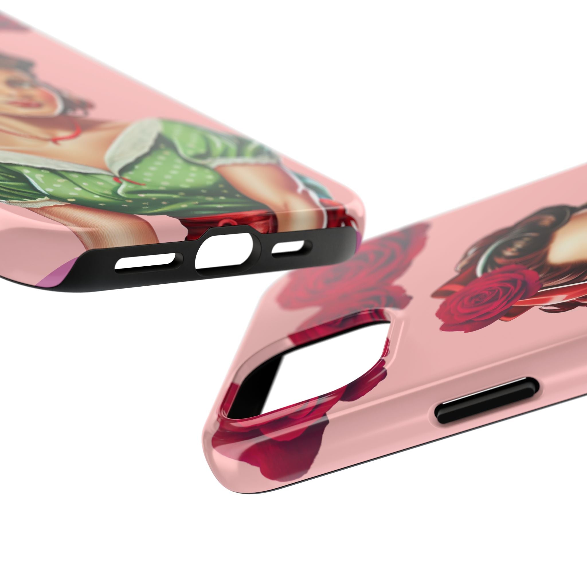 50s Rose Pinup Romance Phone Case 🌹💕📱