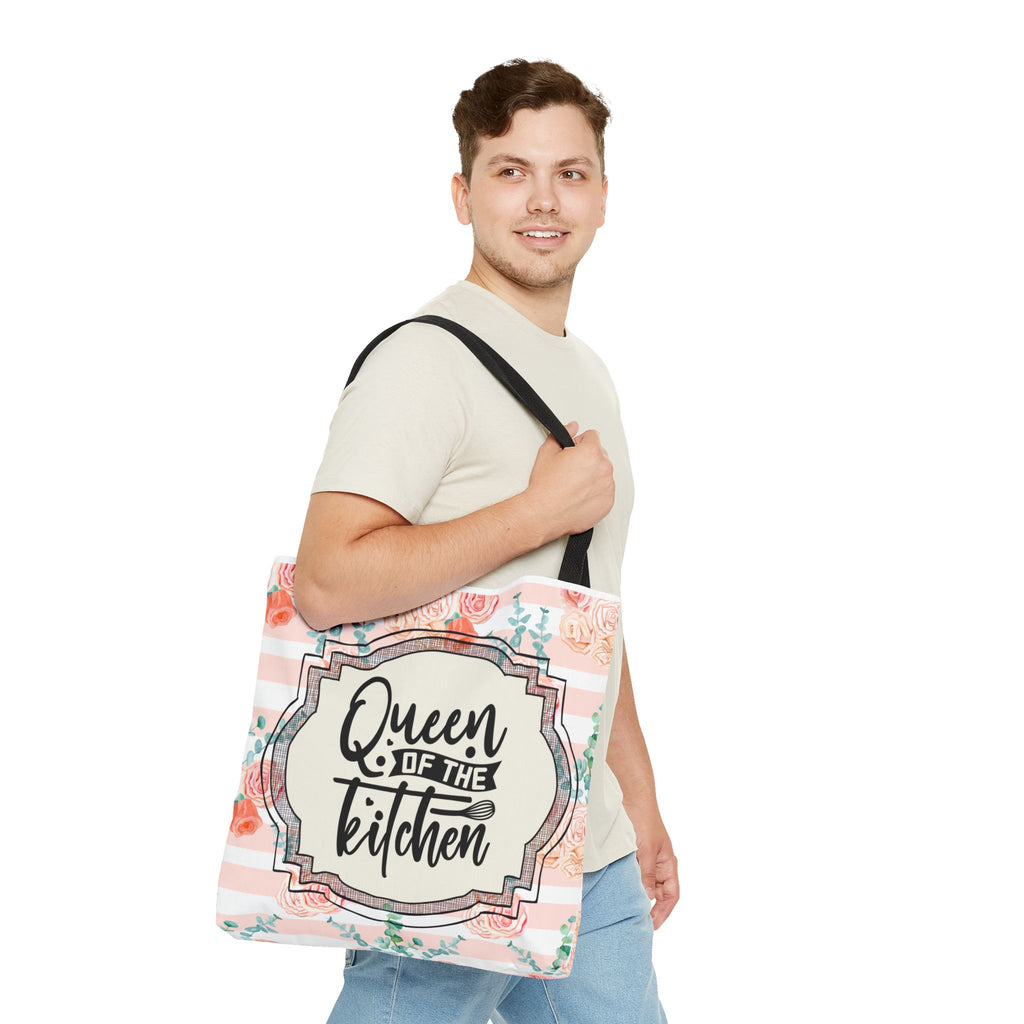 👑🍰 50s Queen of the Kitchen Tote Bag 💖🌸