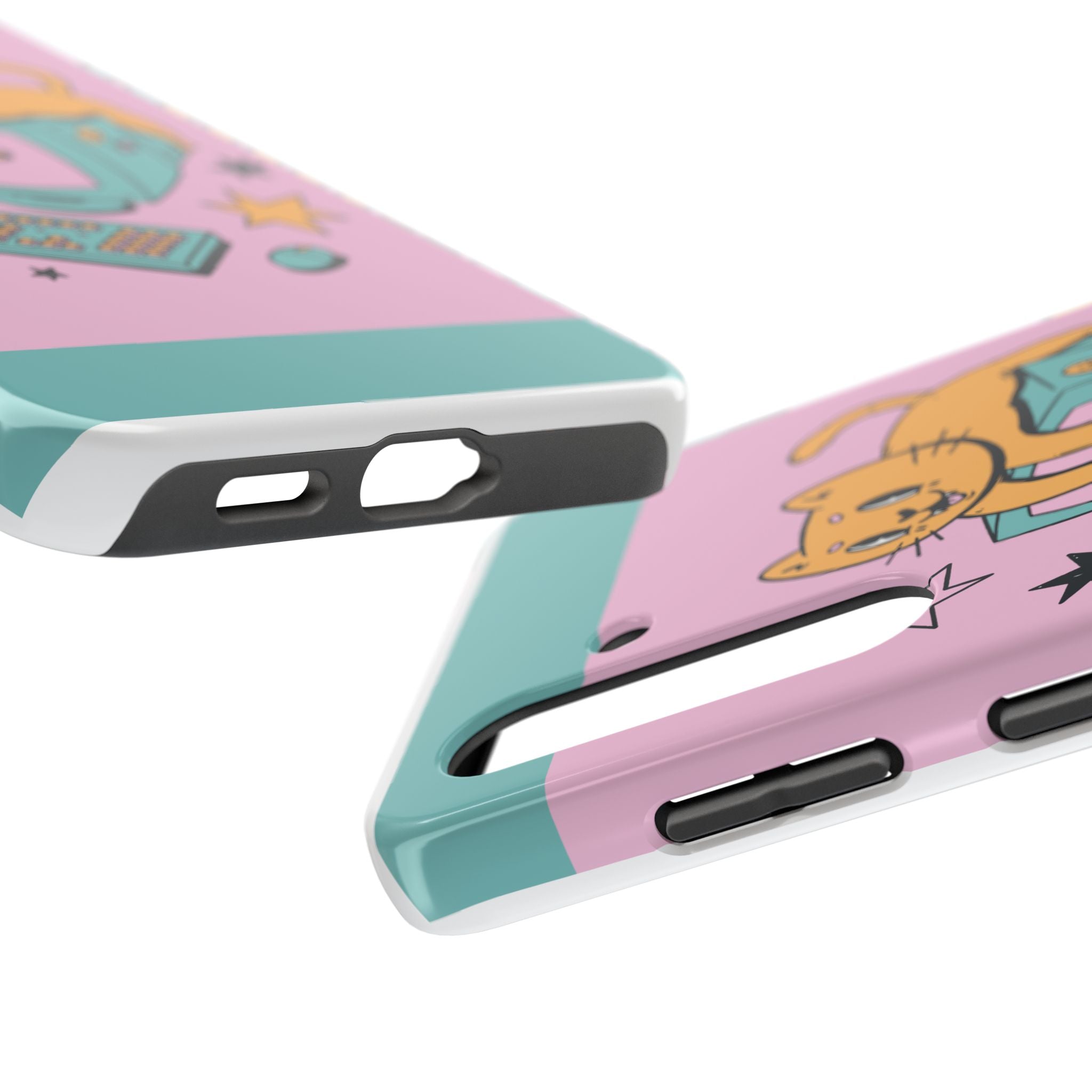 90s Cat and Computer Phone Case 🐱💾