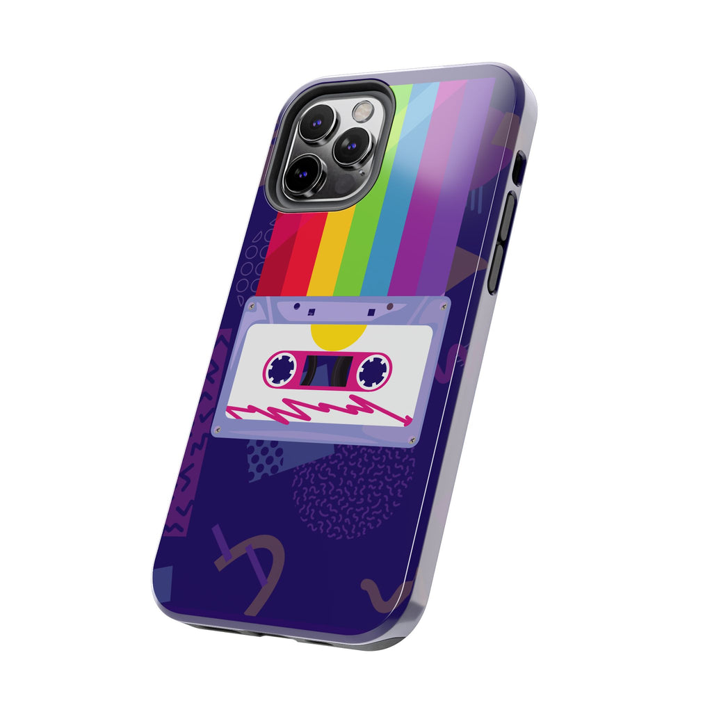 80s–90s Cassette Rainbow Phone Case 📼🌈📱