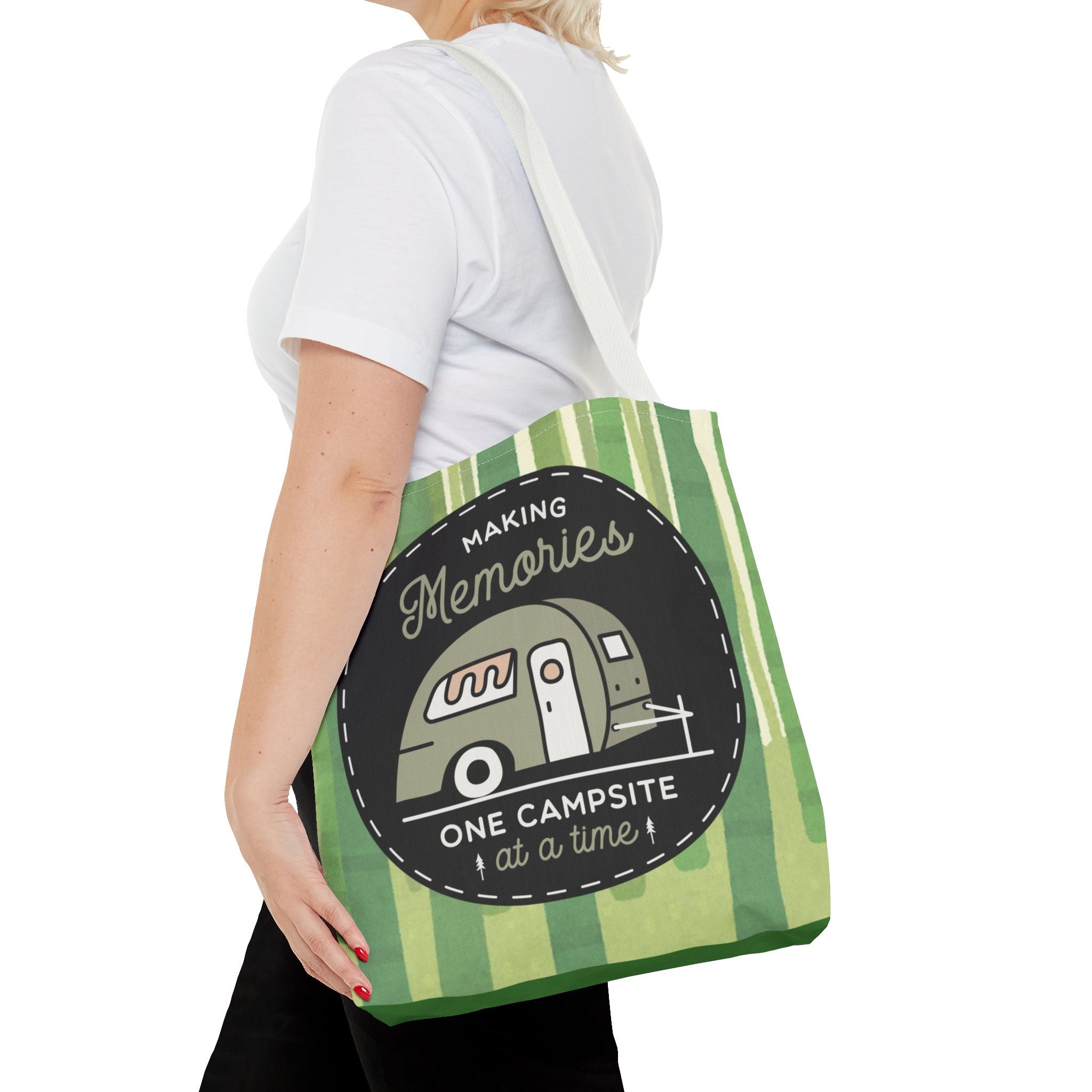 🏕️🌸 50s Making Memories One Campsite at a Time Tote Bag ✨👜