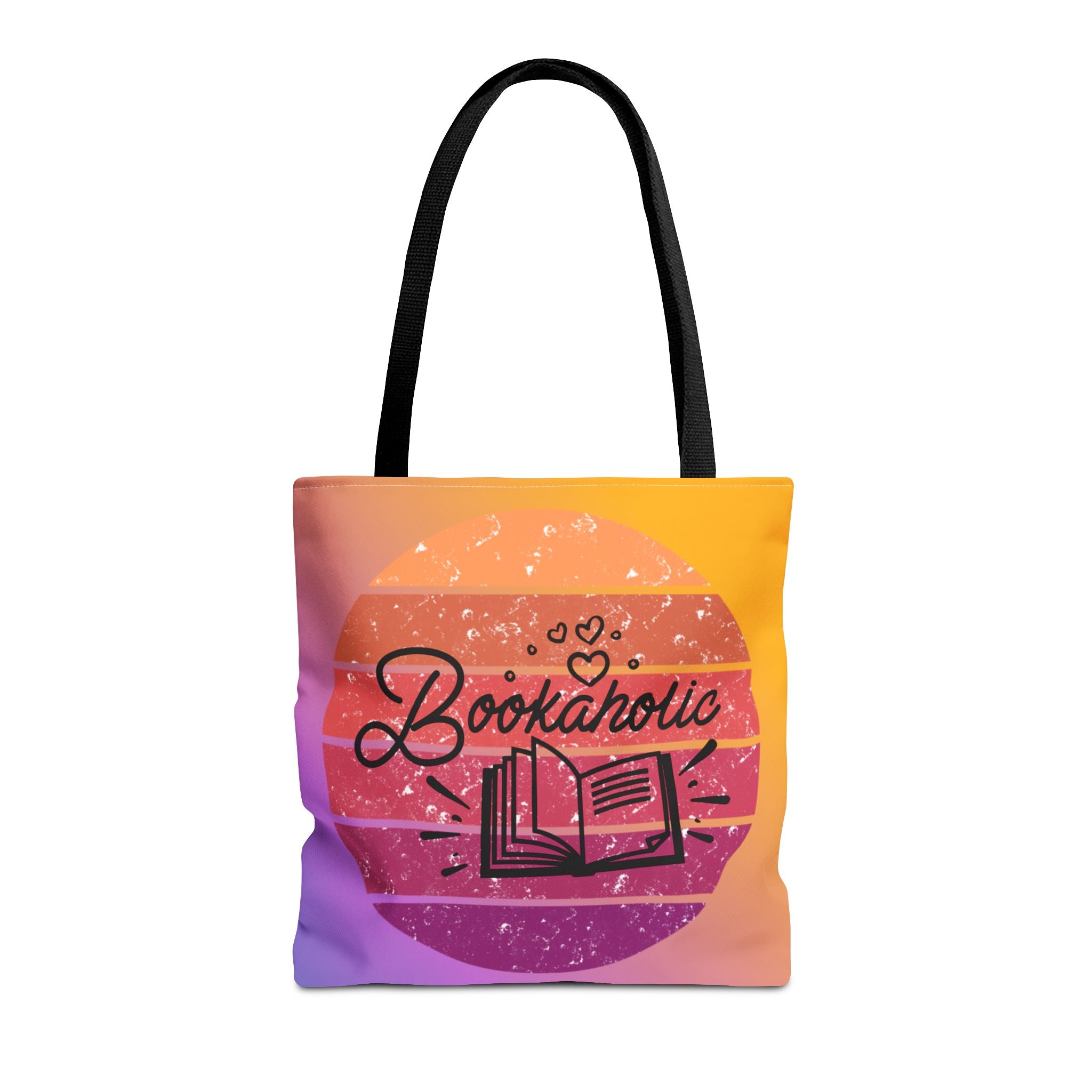 📚 60s Bookaholic Retro Tote Bag