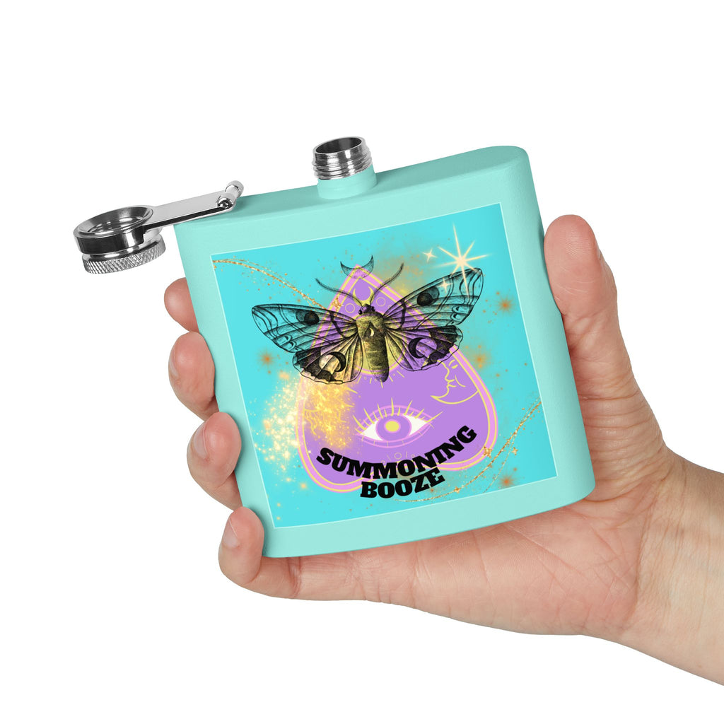 🔮 Summoning Booze Moth Ouija Flask