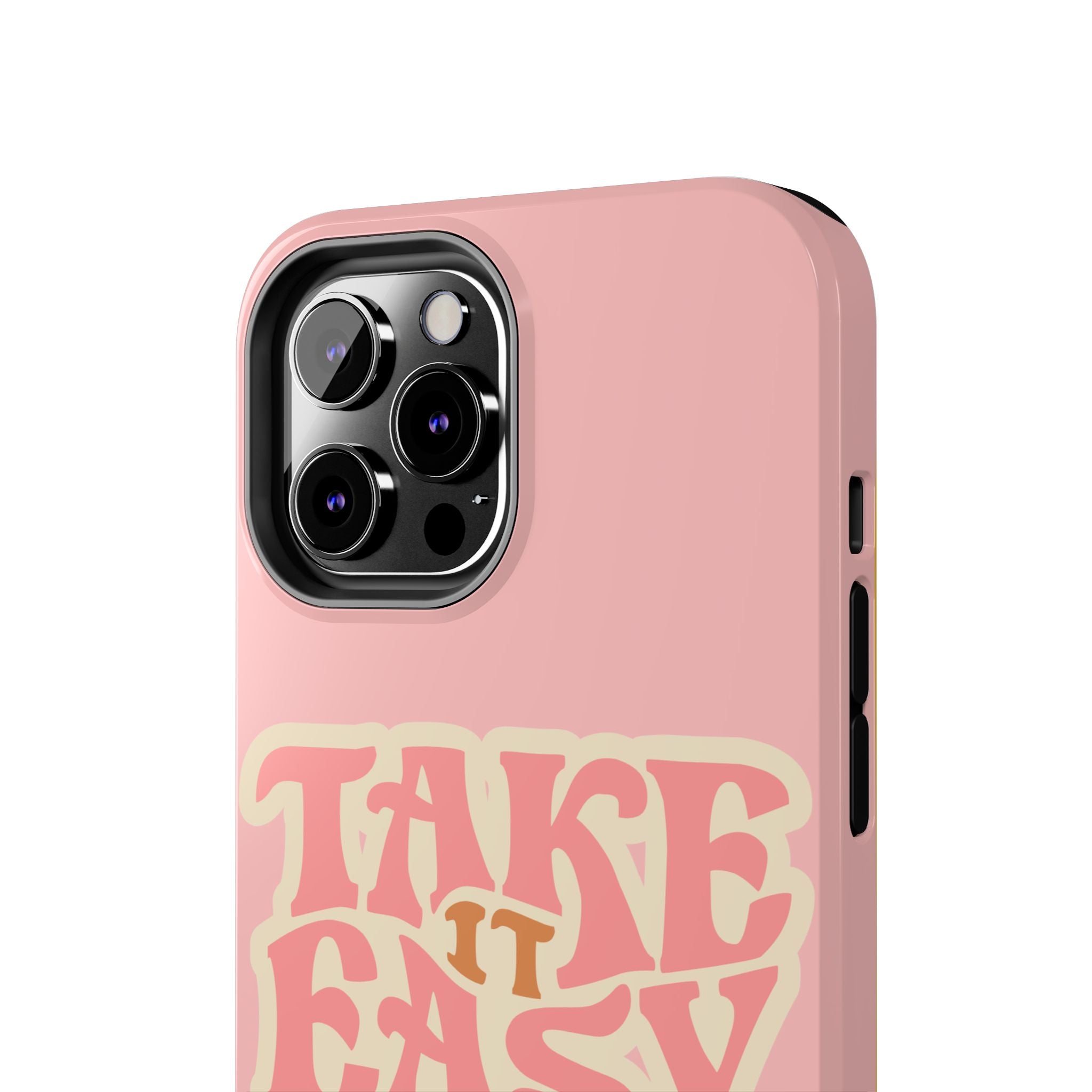 60s Pink Take It Easy Phone Case 🌸✌️📱