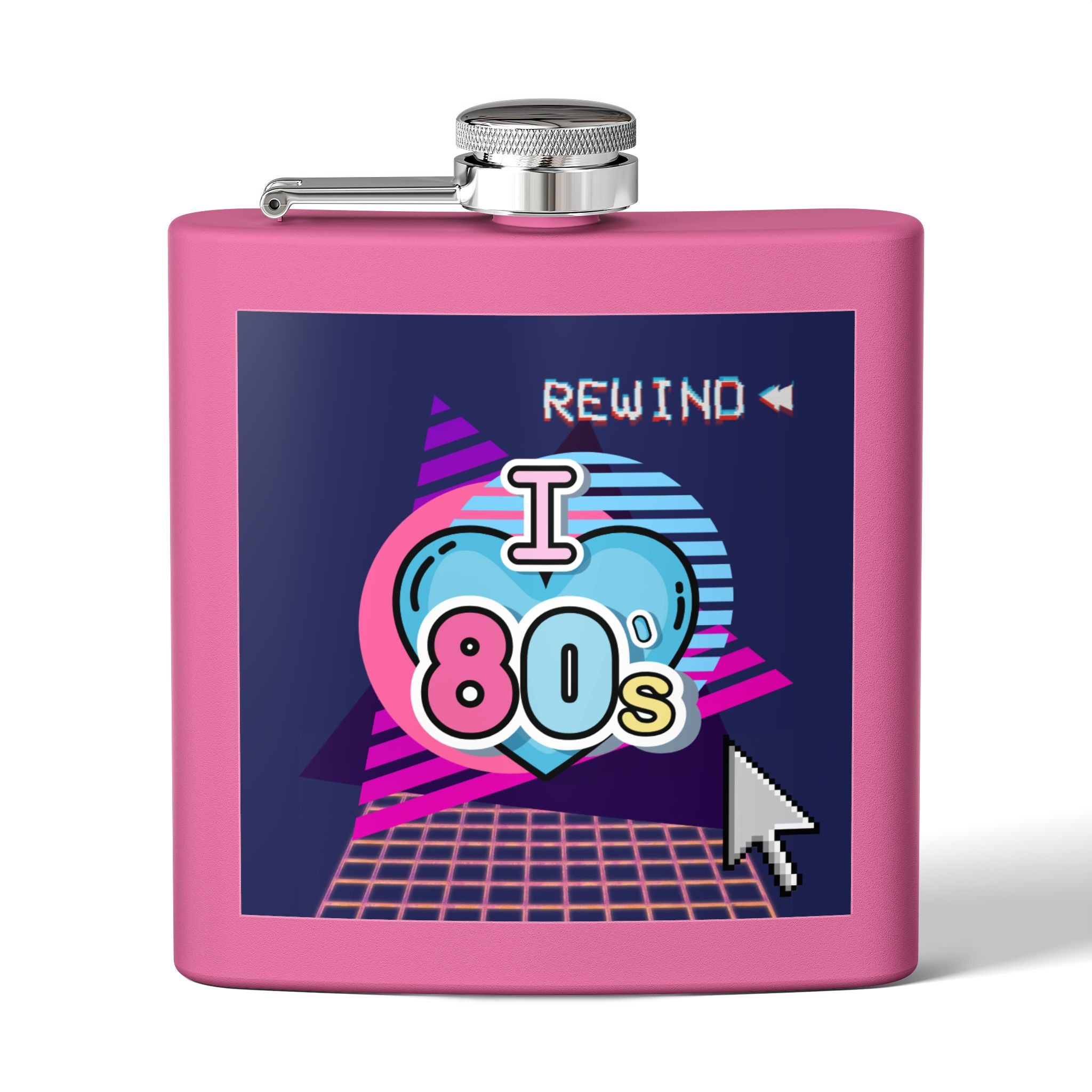 I Heart the 80s Rewind Flask