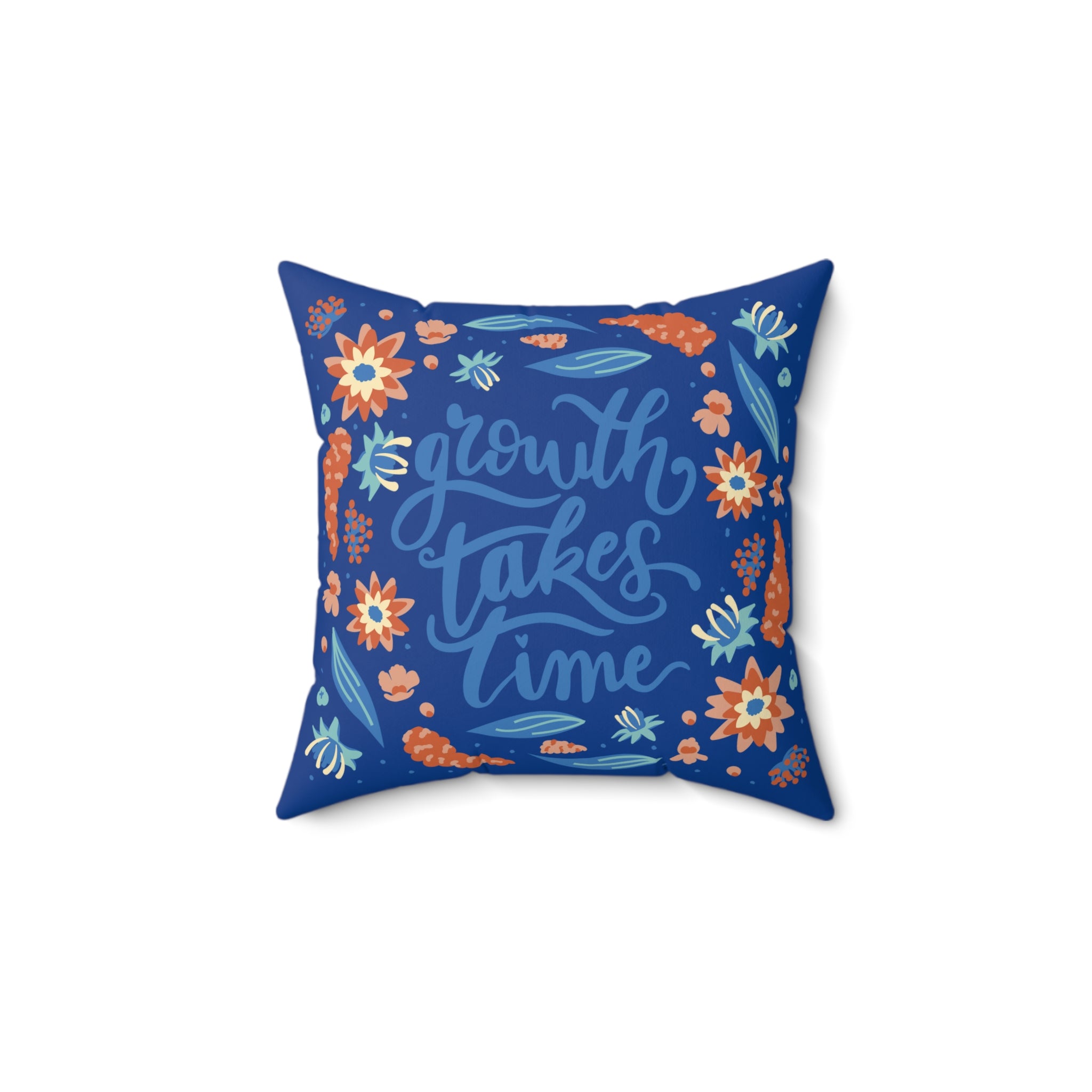Growth Takes Time 60s Mood Pillow