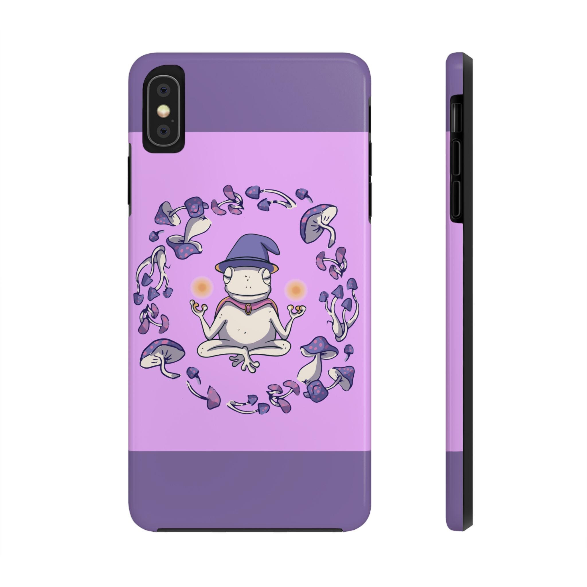 70s Mystical Mushroom Frog Phone Case 🍄🐸✨