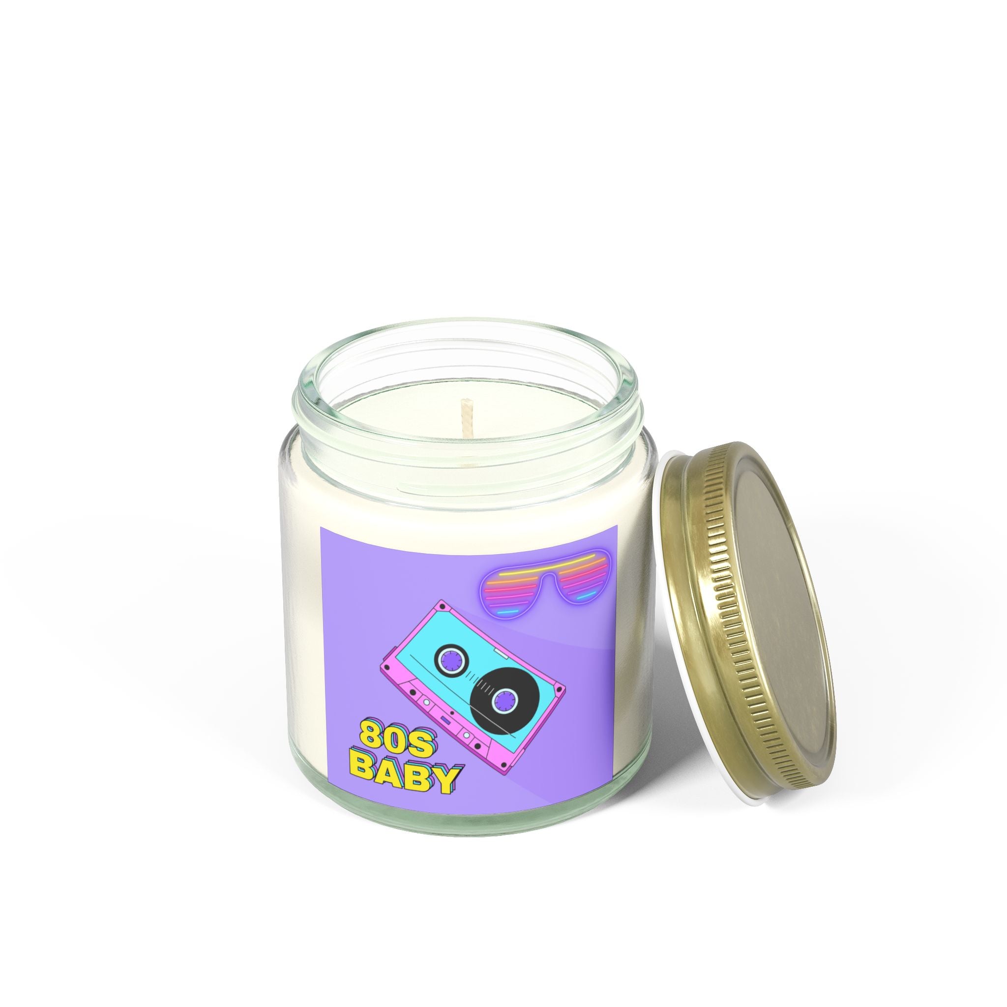 80s Baby Synthwave Mixtape Candle 💿🌈🔥