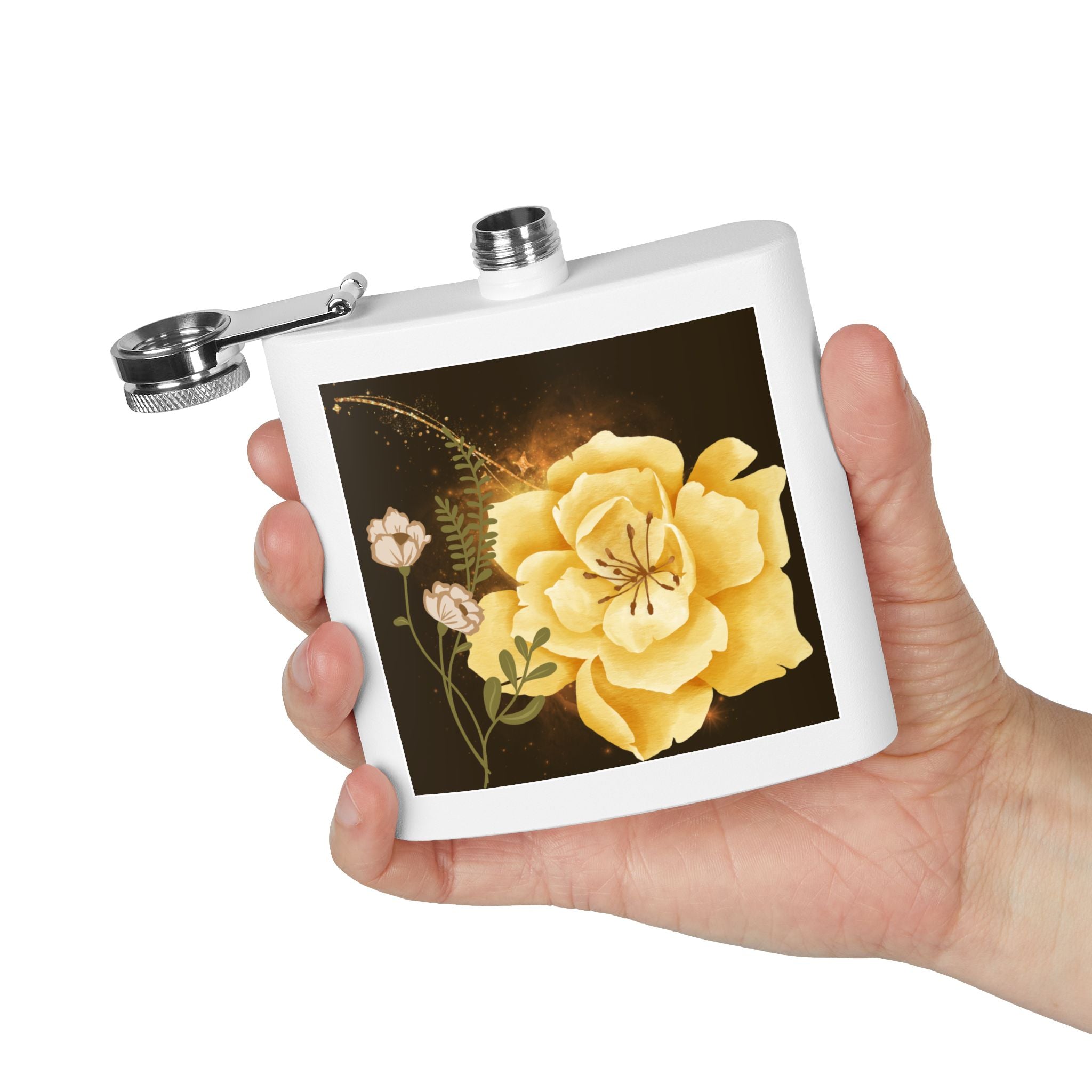 Magic Vintage Floral Flask