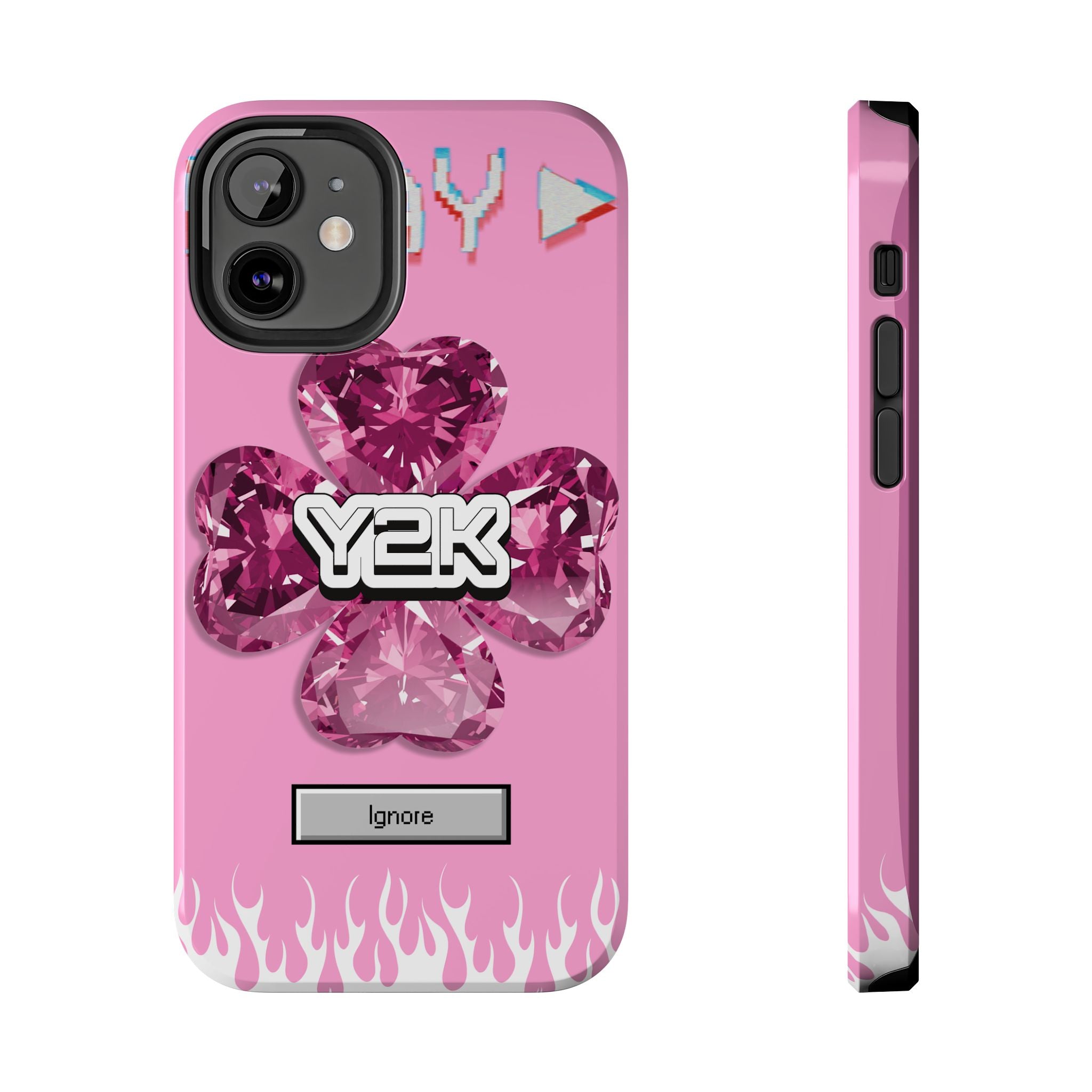 Y2K Play Ignore Sweet Pink Phone Case 💗📱