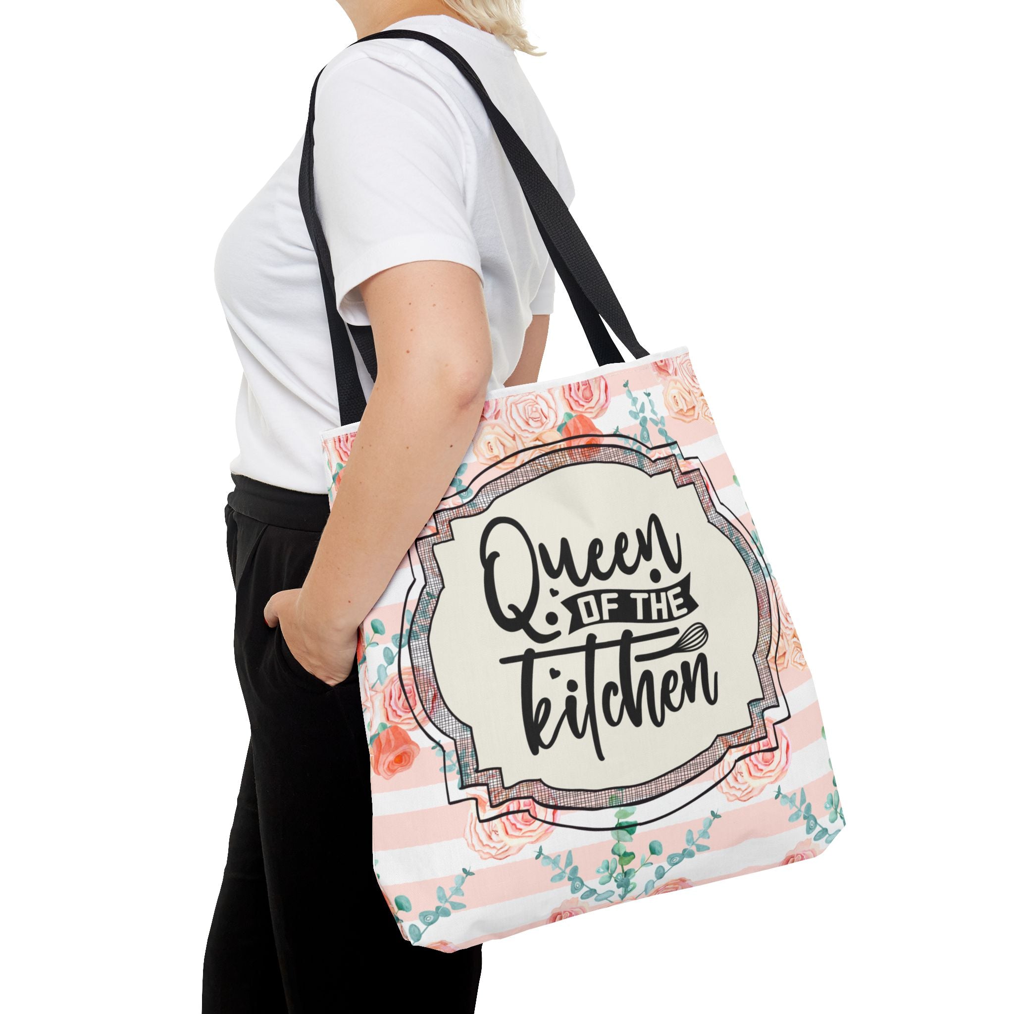 👑🍰 50s Queen of the Kitchen Tote Bag 💖🌸