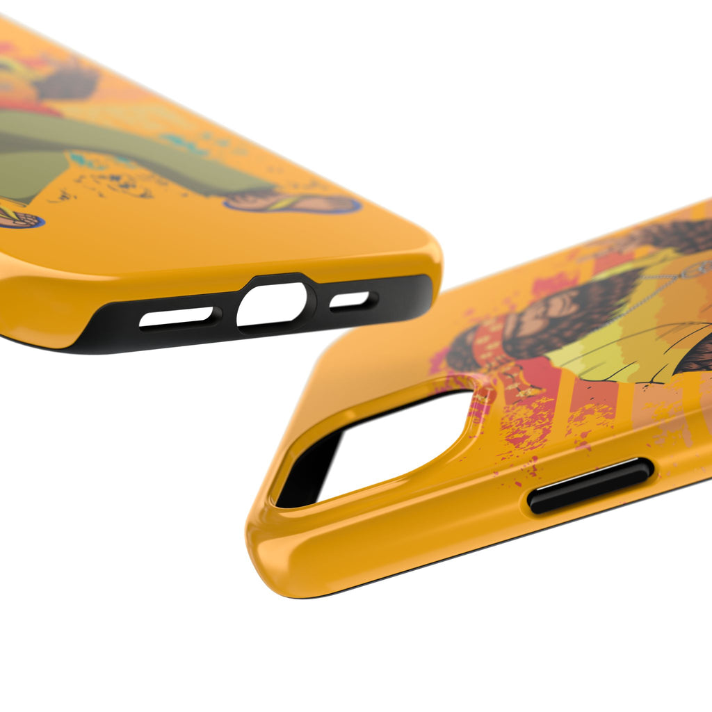 70s Bigfoot Mushroom Hunting Peace Phone Case 🍄✌️