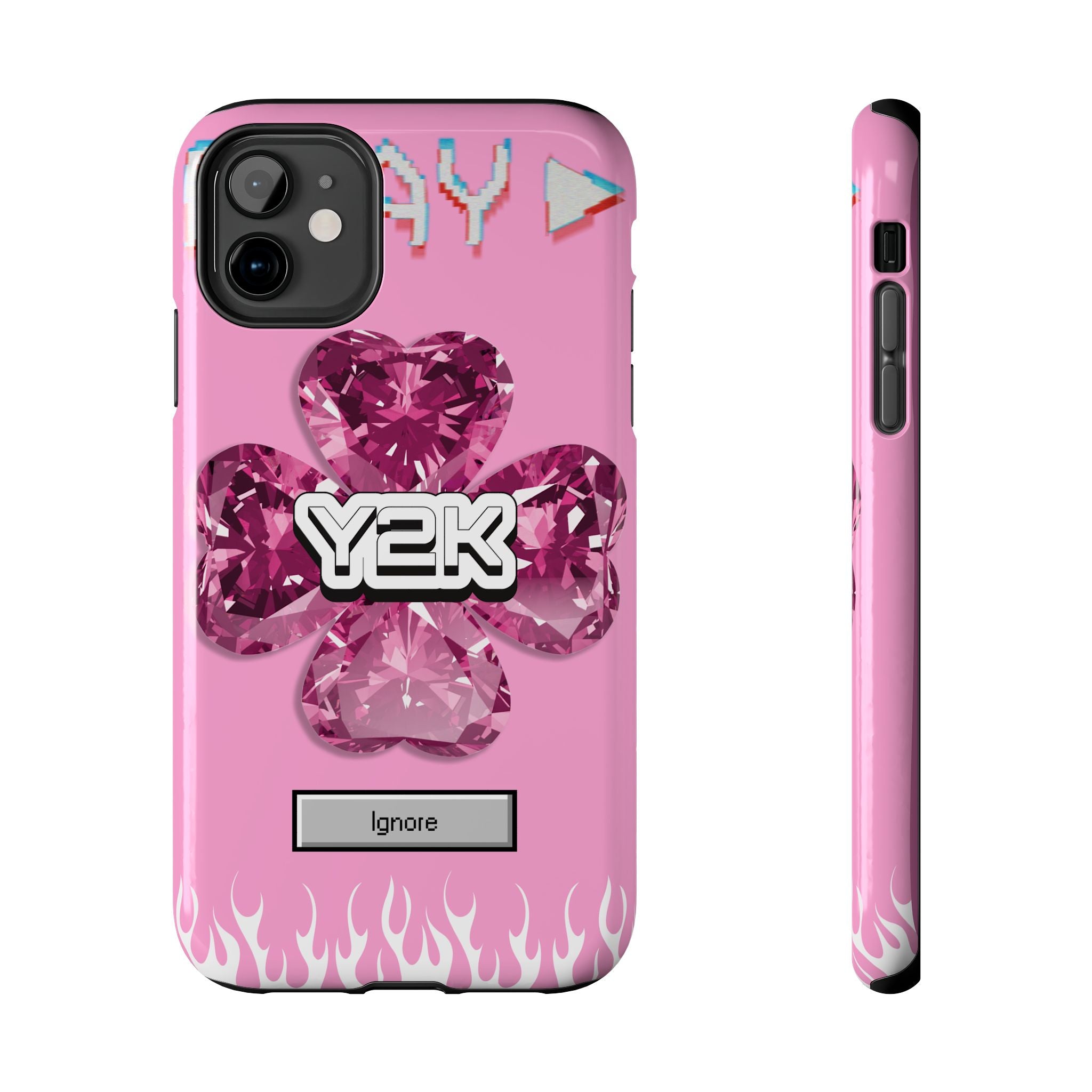Y2K Play Ignore Sweet Pink Phone Case 💗📱