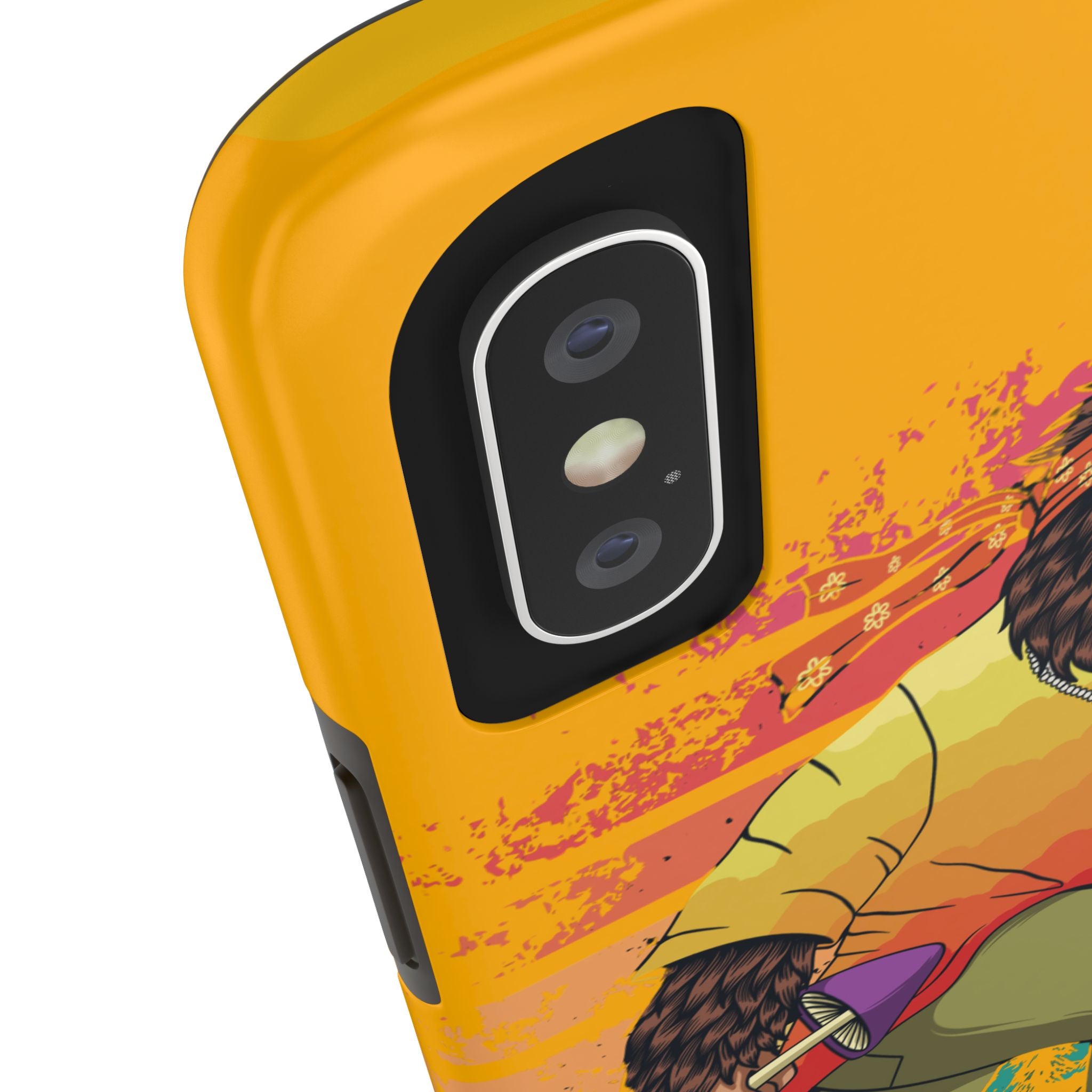70s Bigfoot Mushroom Hunting Peace Phone Case 🍄✌️