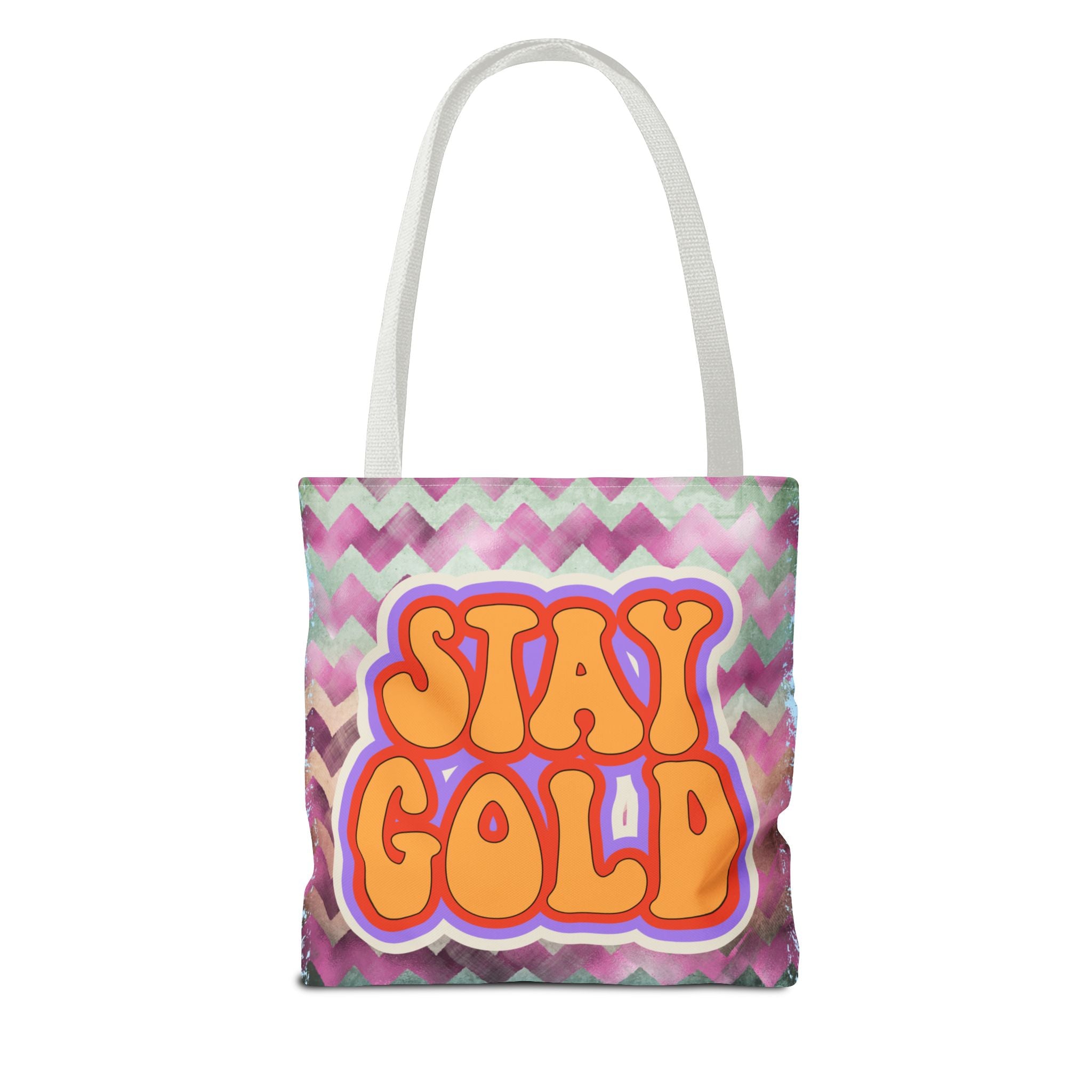 🌟 70s “Stay Gold” Retro Tote Bag