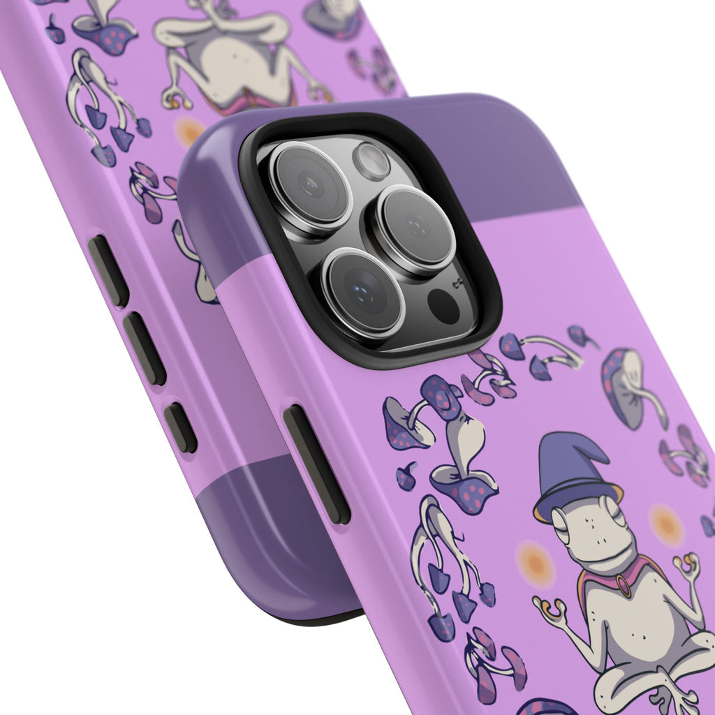 70s Mystical Mushroom Frog Phone Case 🍄🐸✨