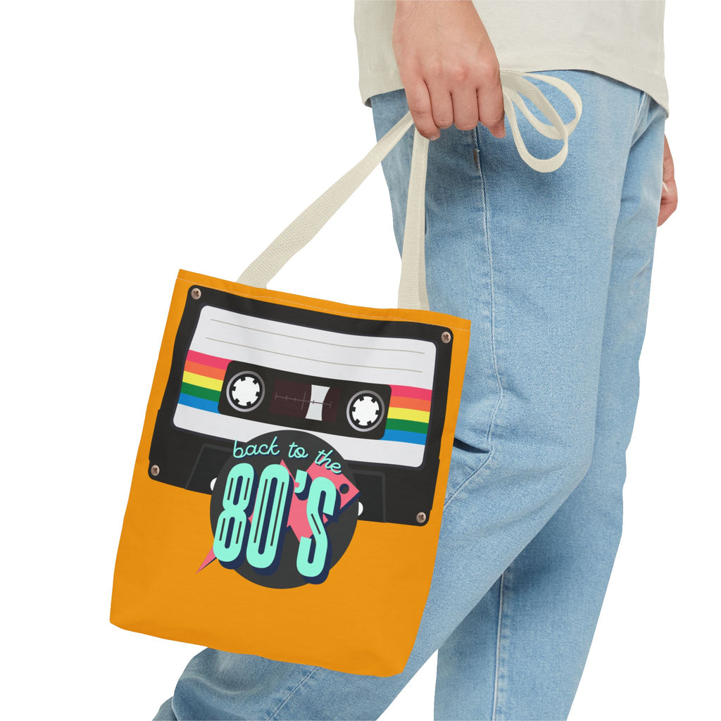 🎵 Back to the 80s Mixtape Retro Tote Bag