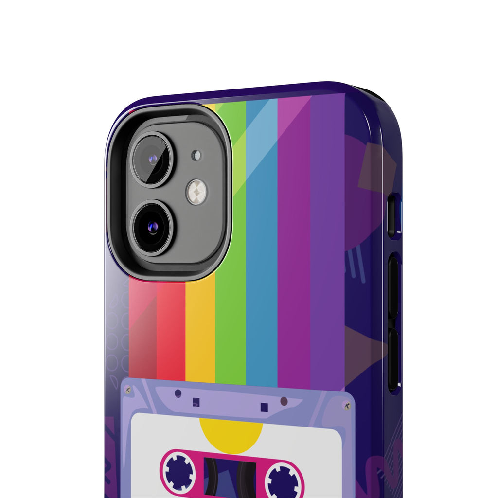 80s–90s Cassette Rainbow Phone Case 📼🌈📱