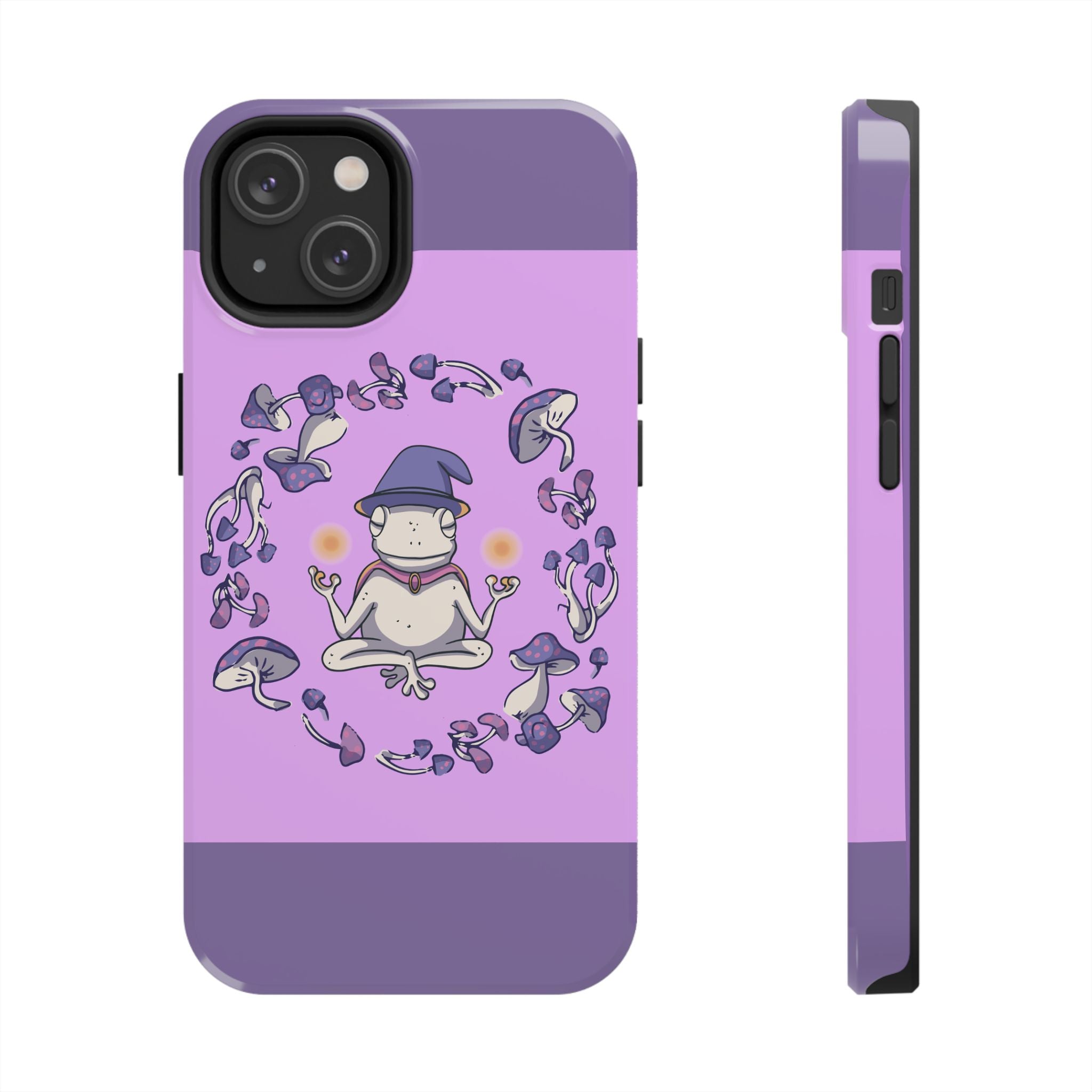 70s Mystical Mushroom Frog Phone Case 🍄🐸✨