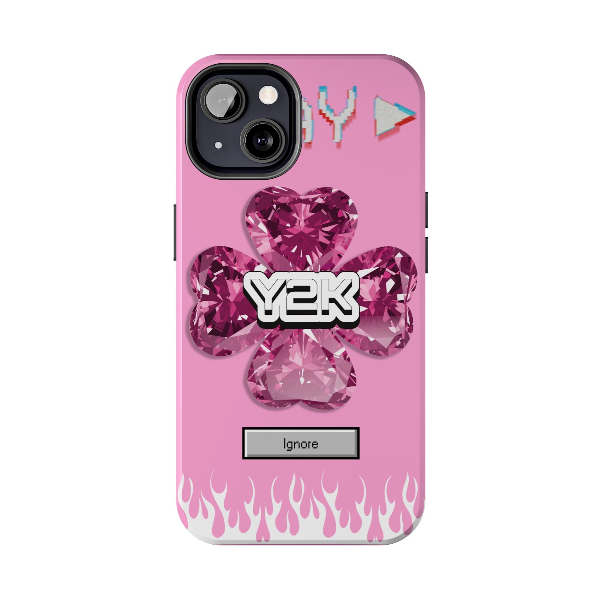 Y2K Play Ignore Sweet Pink Phone Case 💗📱