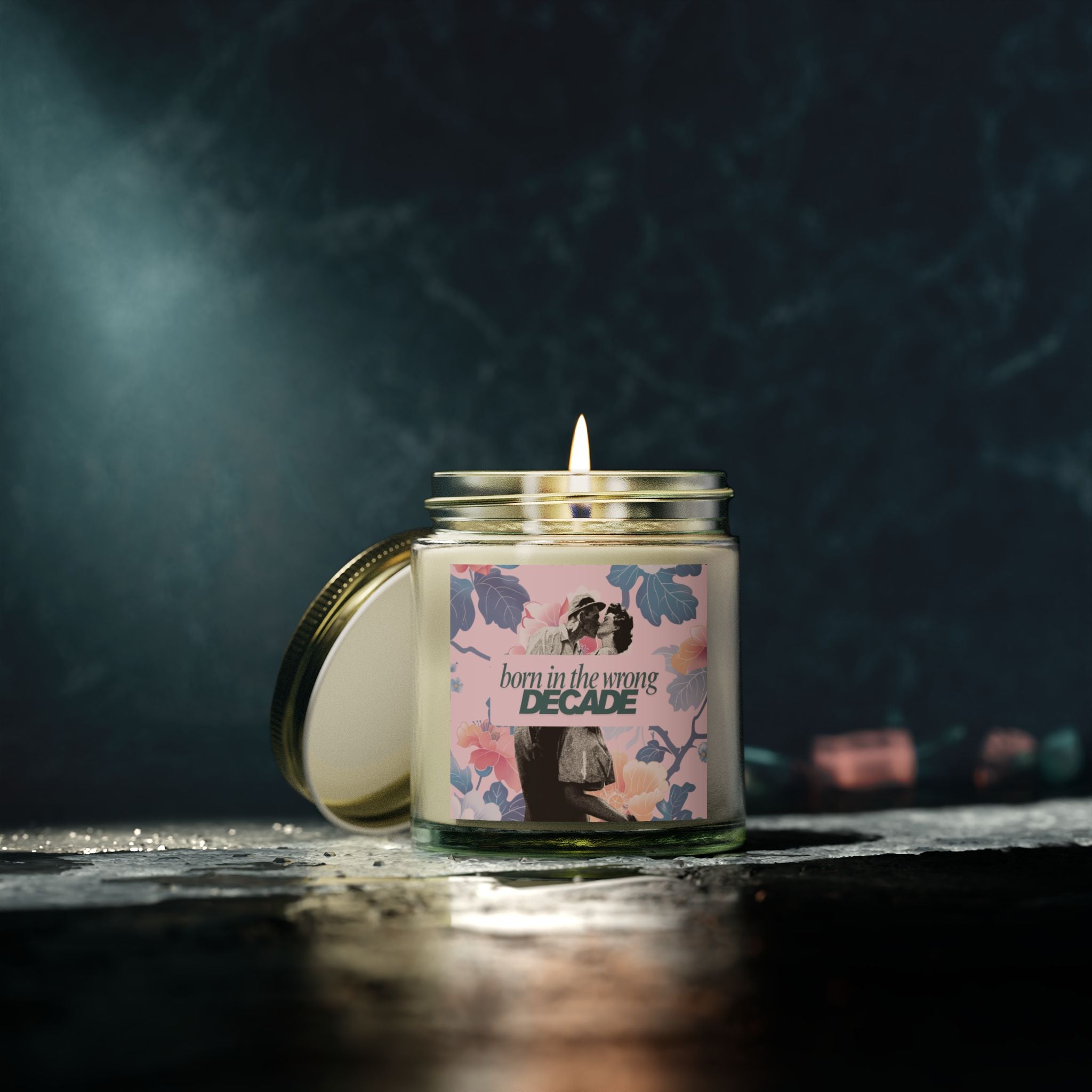 Vintage Romance – Born in the Wrong Decade Candle 💌🌹🕯️