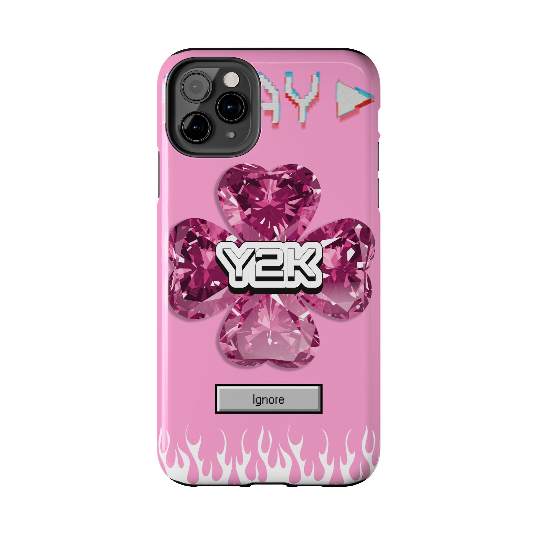 Y2K Play Ignore Sweet Pink Phone Case 💗📱