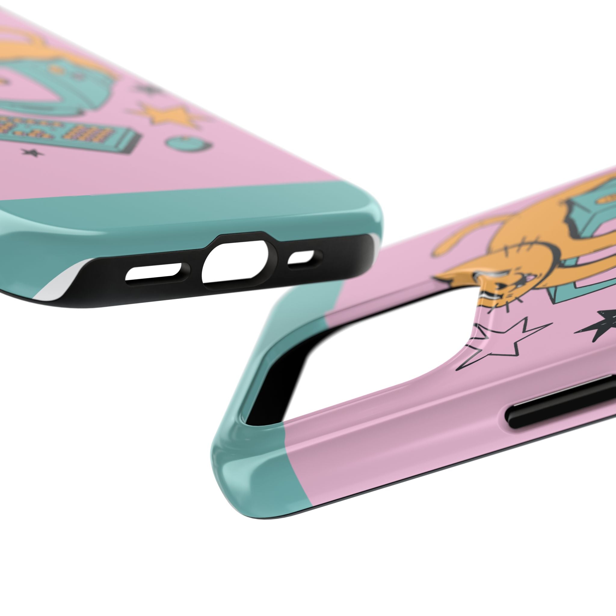 90s Cat and Computer Phone Case 🐱💾