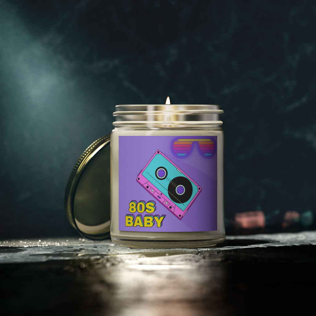 80s Baby Synthwave Mixtape Candle 💿🌈🔥