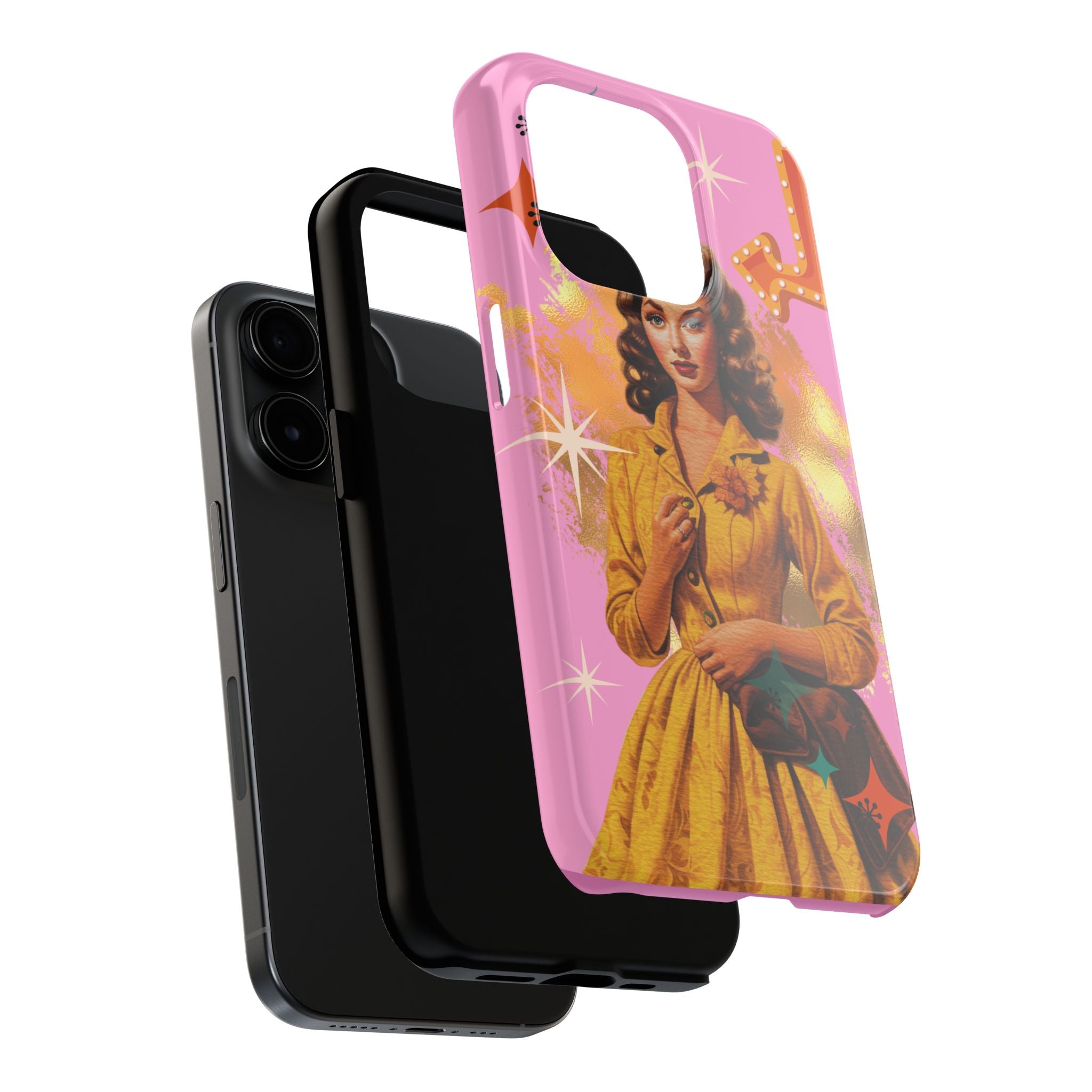 50s Pink Glam Retro Phone Case 💖📱