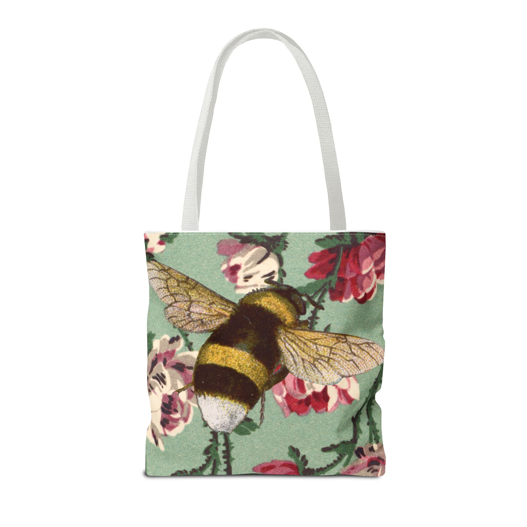 🐝🌼 60s Bumble Bee Floral Tote Bag 🌸✨