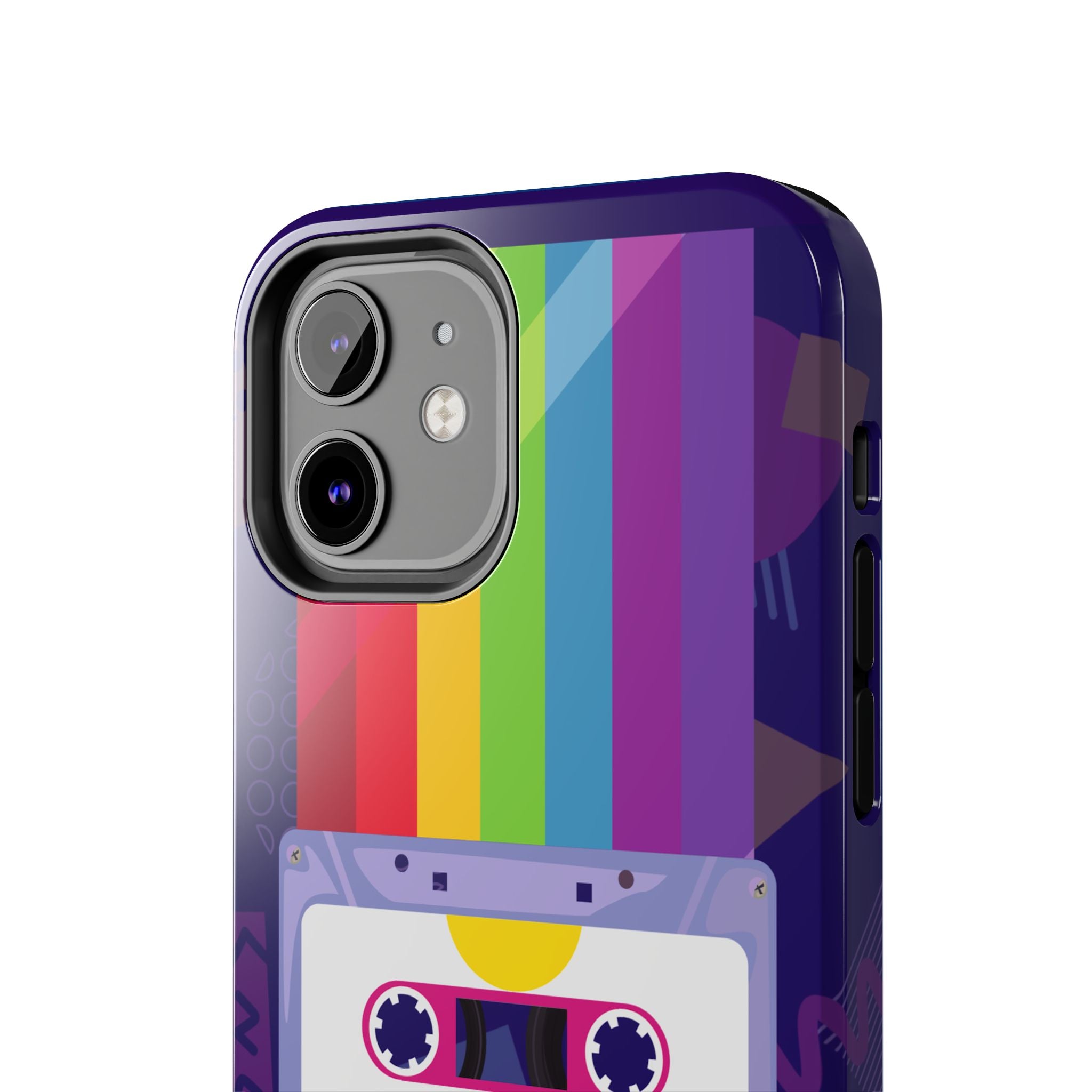 80s–90s Cassette Rainbow Phone Case 📼🌈📱