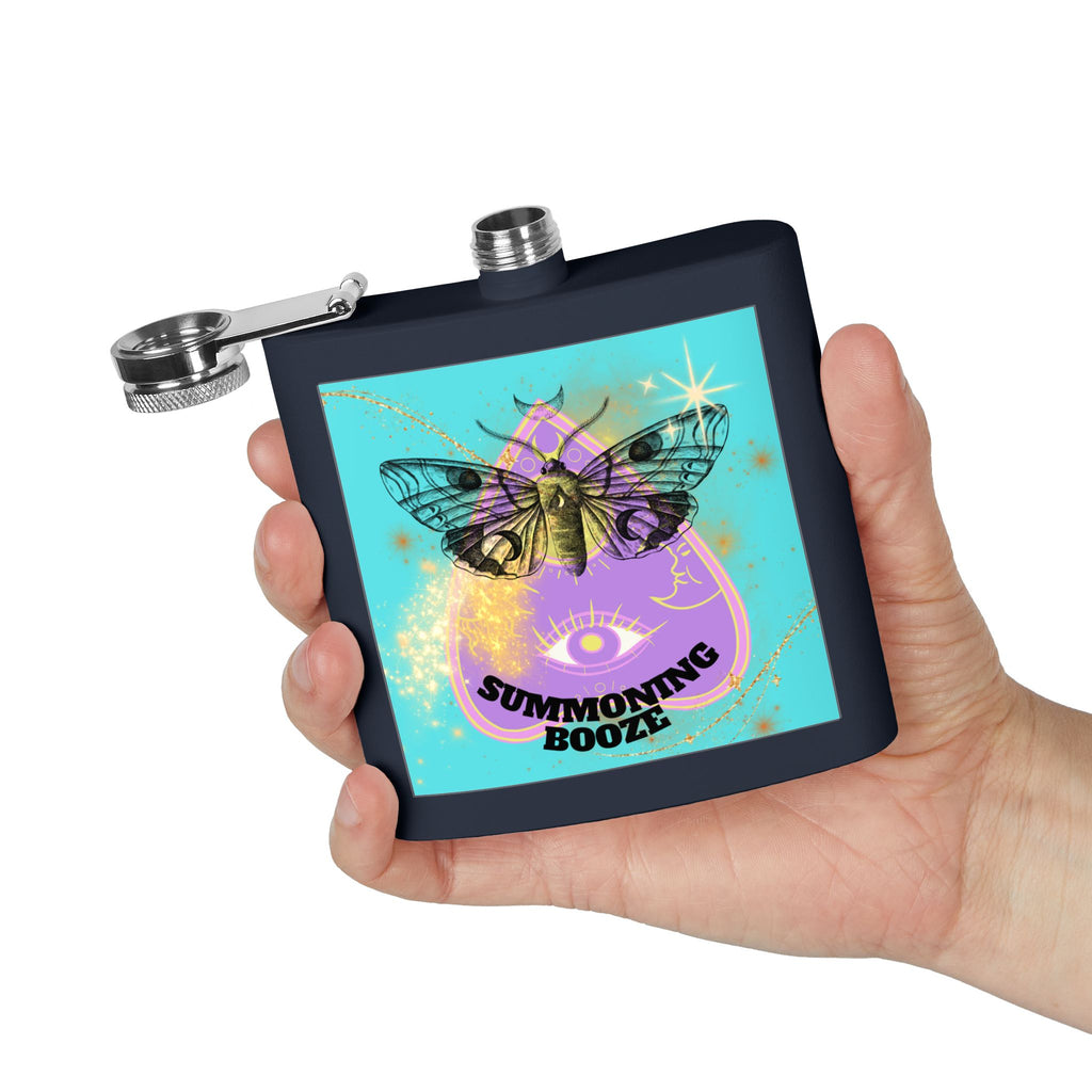🔮 Summoning Booze Moth Ouija Flask
