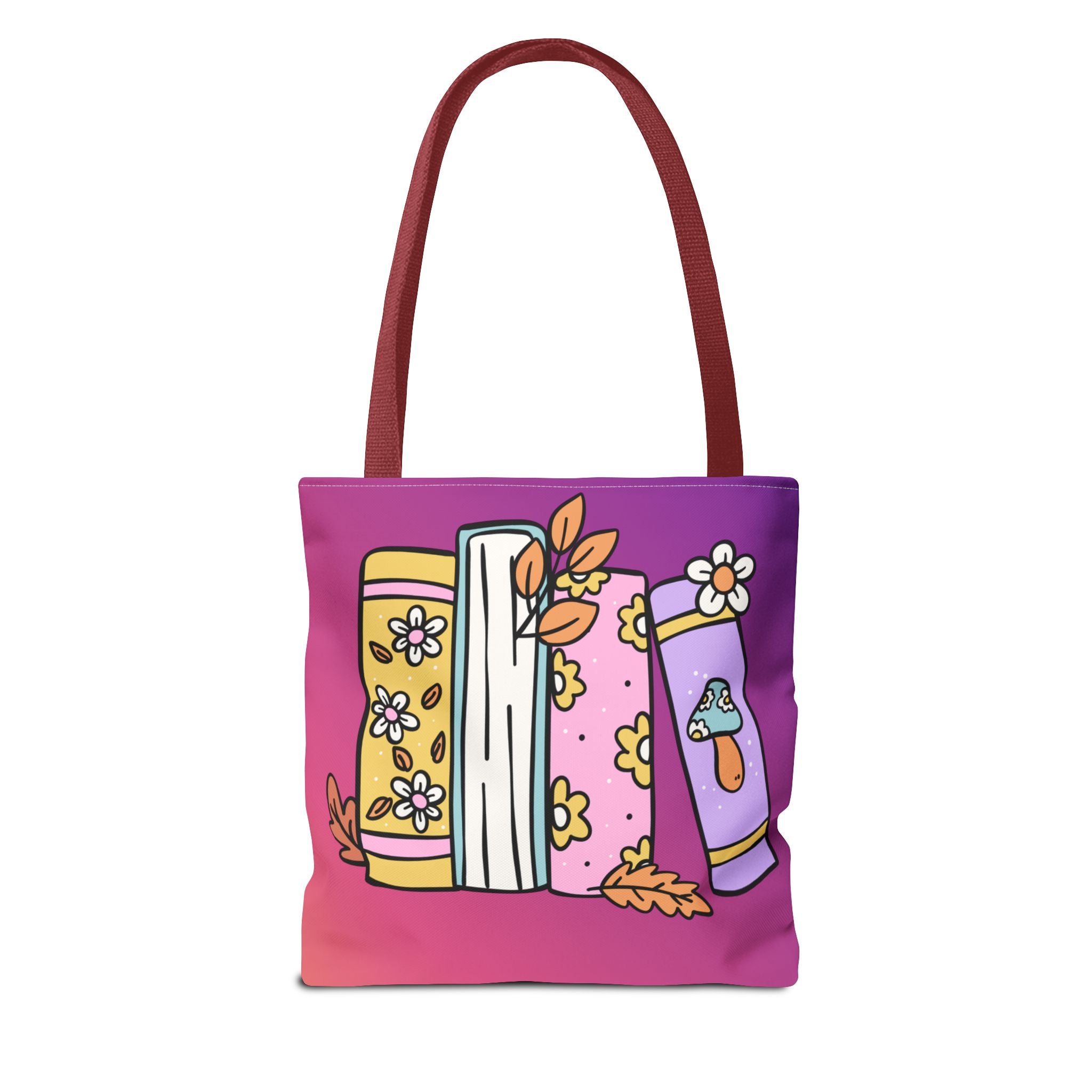 💿 90s Book Collector Bright Books Tote Bag
