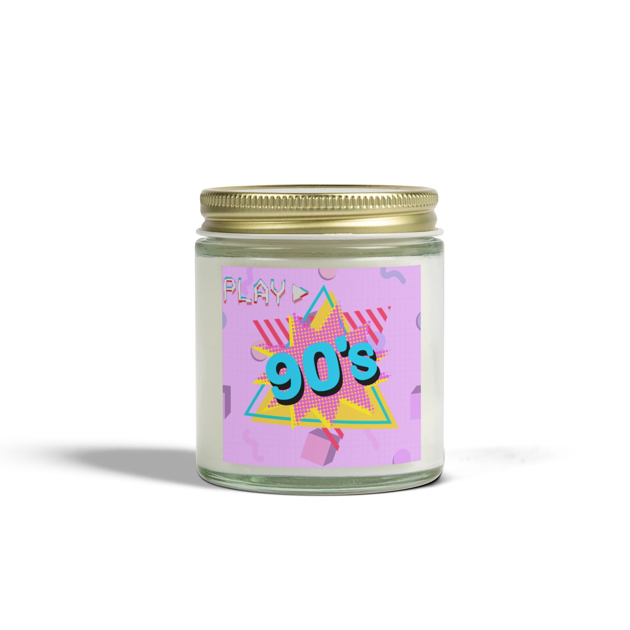 90s Play Button Candle 📼🕯️