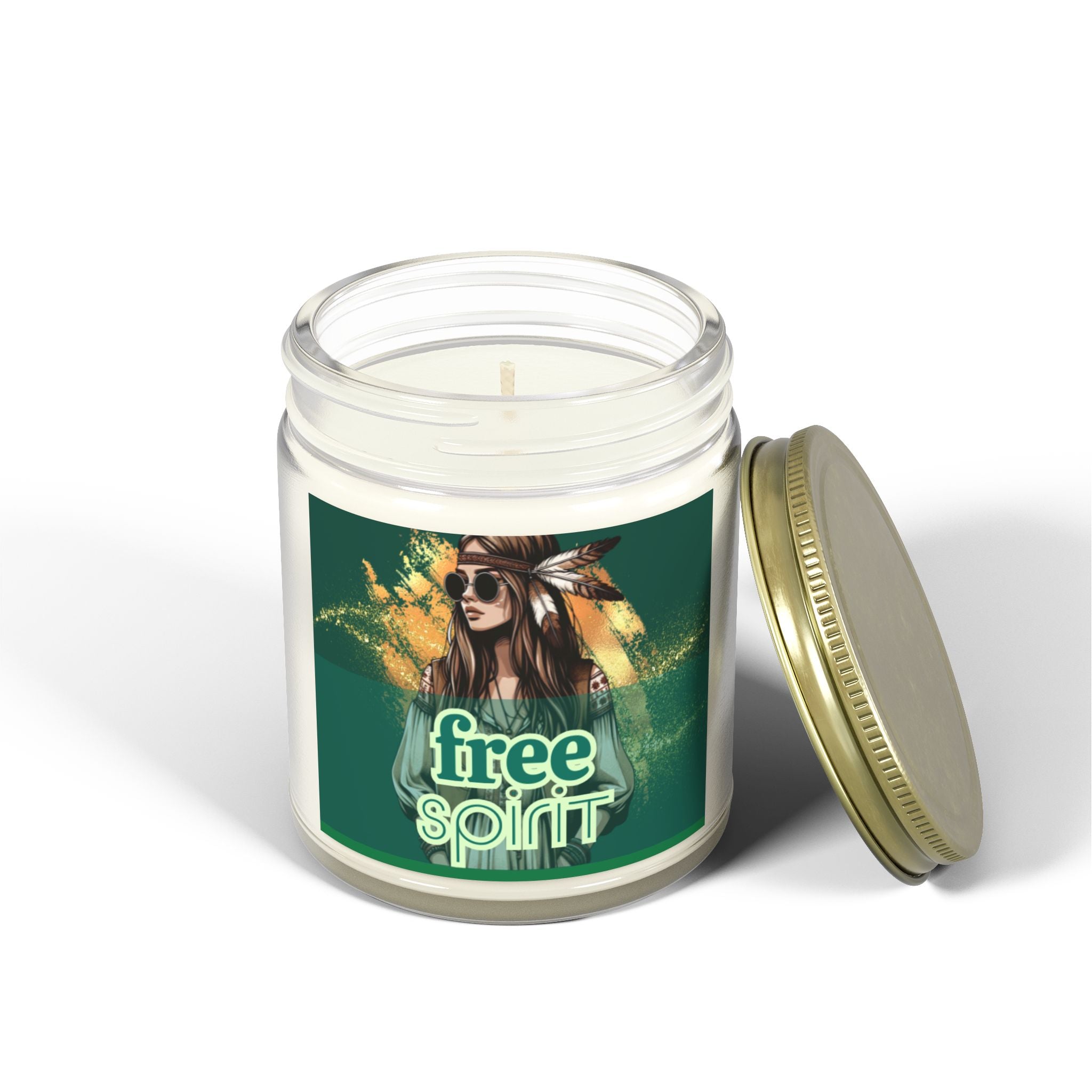 🌼 Free Spirit Hippie Girl Candle