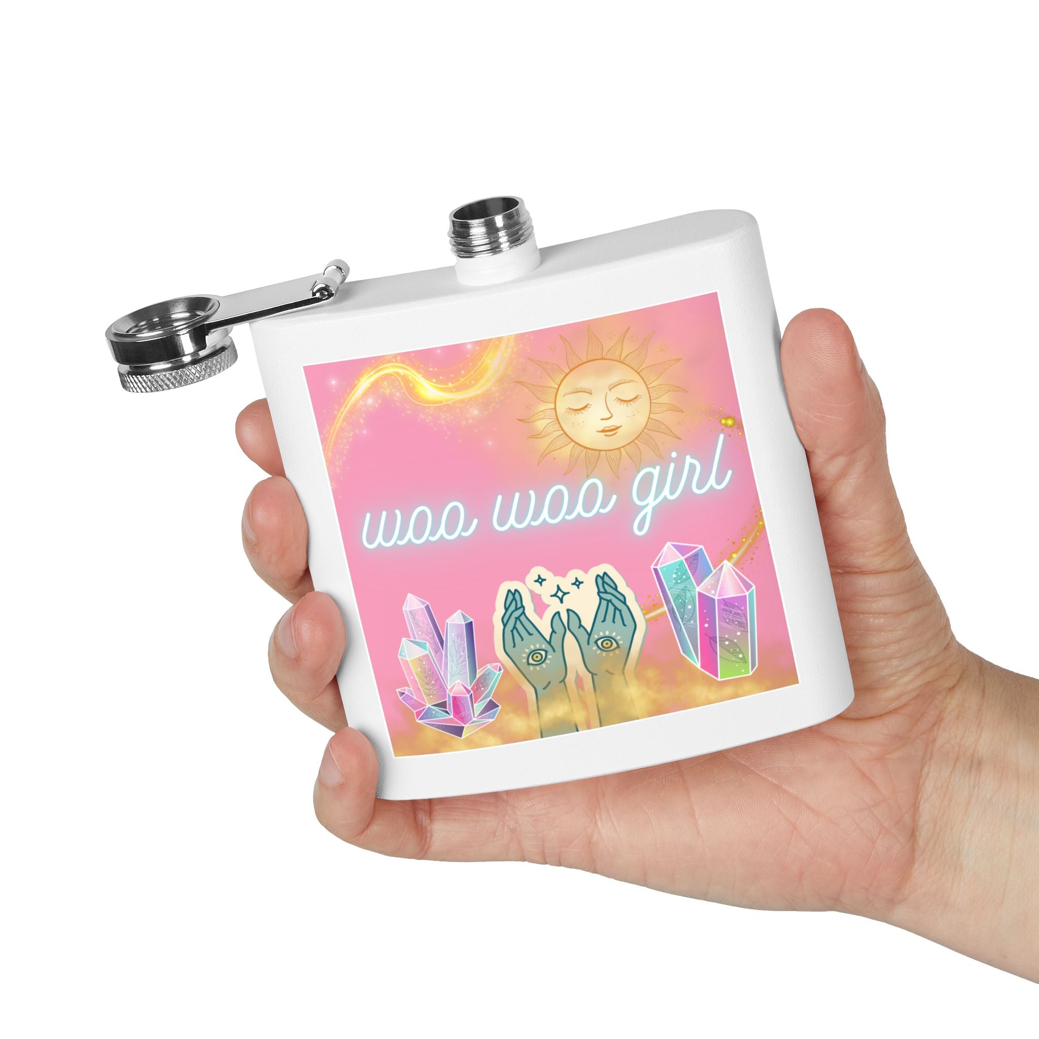 Woo-Woo Mystical Girl Flask