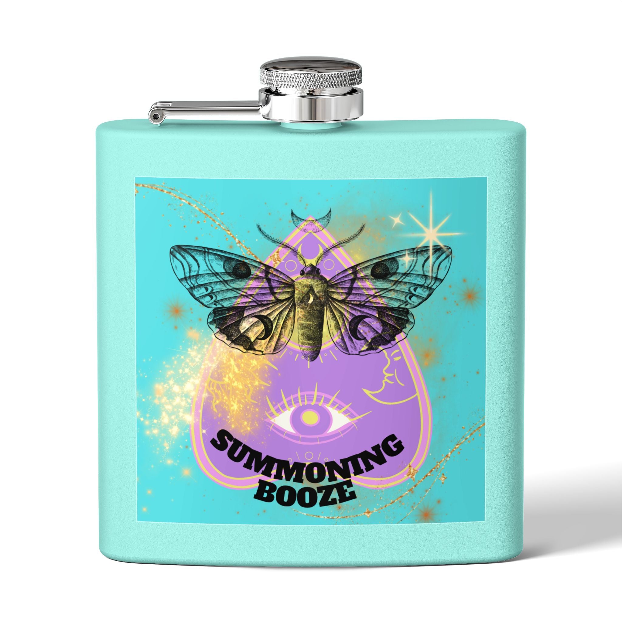 🔮 Summoning Booze Moth Ouija Flask