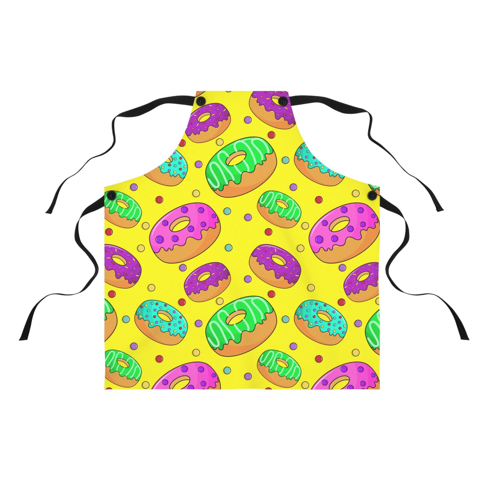90s Funky Donuts Cooking Apron 🍩🎨👩‍🍳