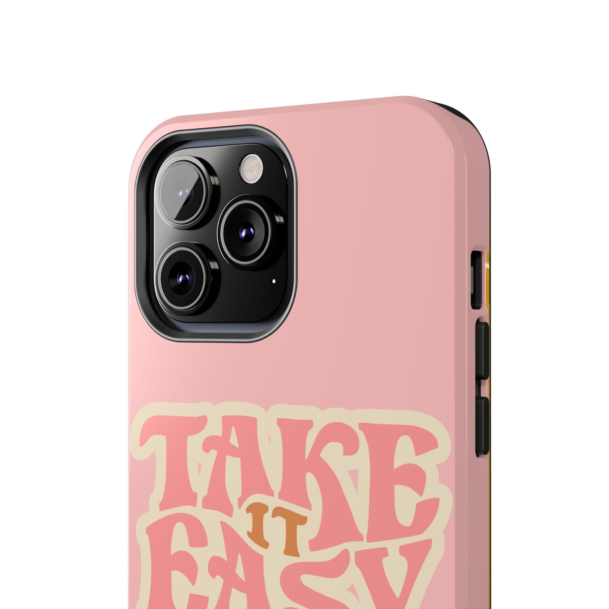60s Pink Take It Easy Phone Case 🌸✌️📱