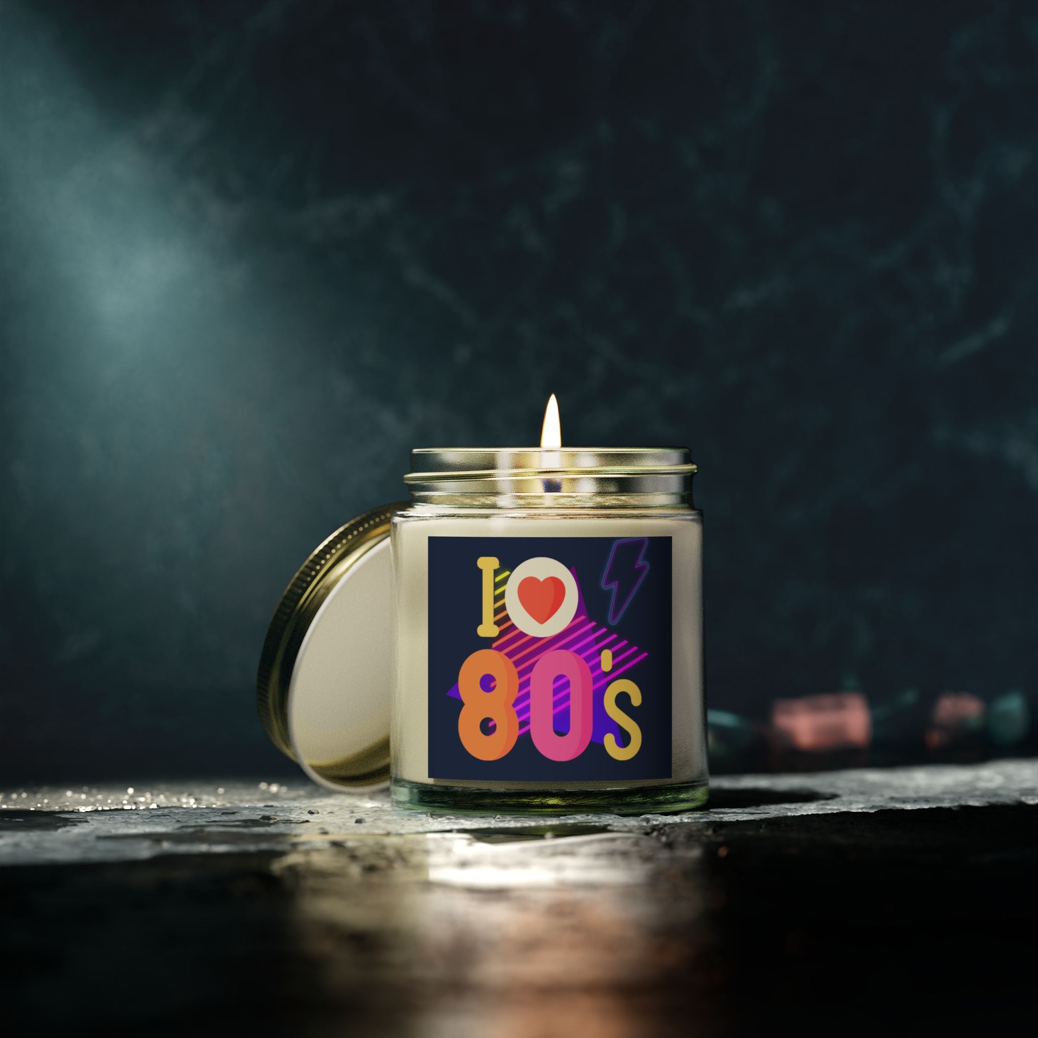 I ❤️ the 80s Candle 🎸🕶️💖