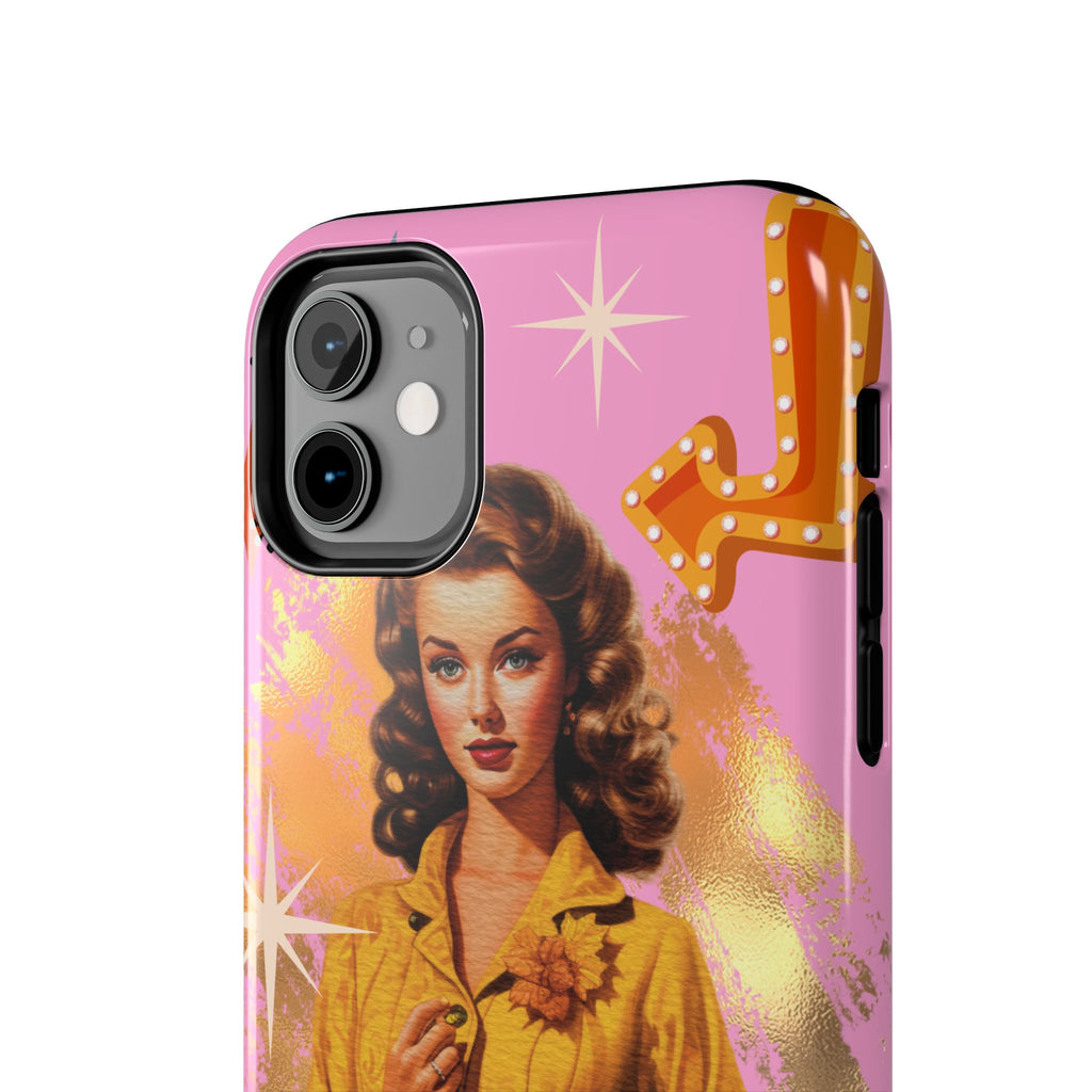 50s Pink Glam Retro Phone Case 💖📱