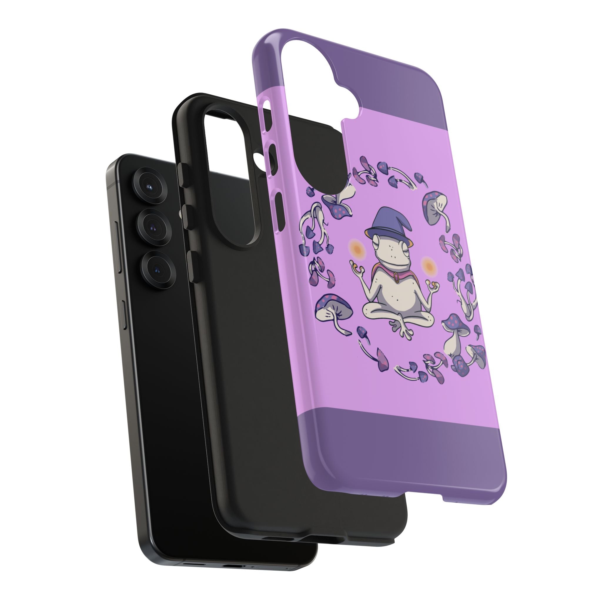 70s Mystical Mushroom Frog Phone Case 🍄🐸✨