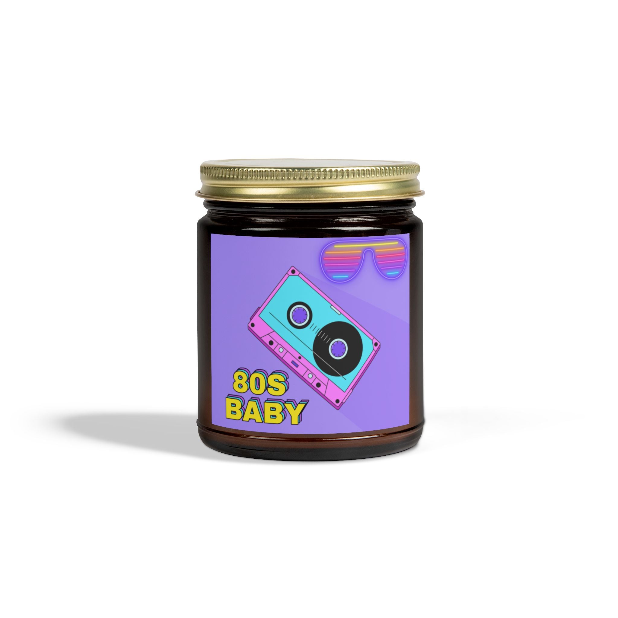 80s Baby Synthwave Mixtape Candle 💿🌈🔥