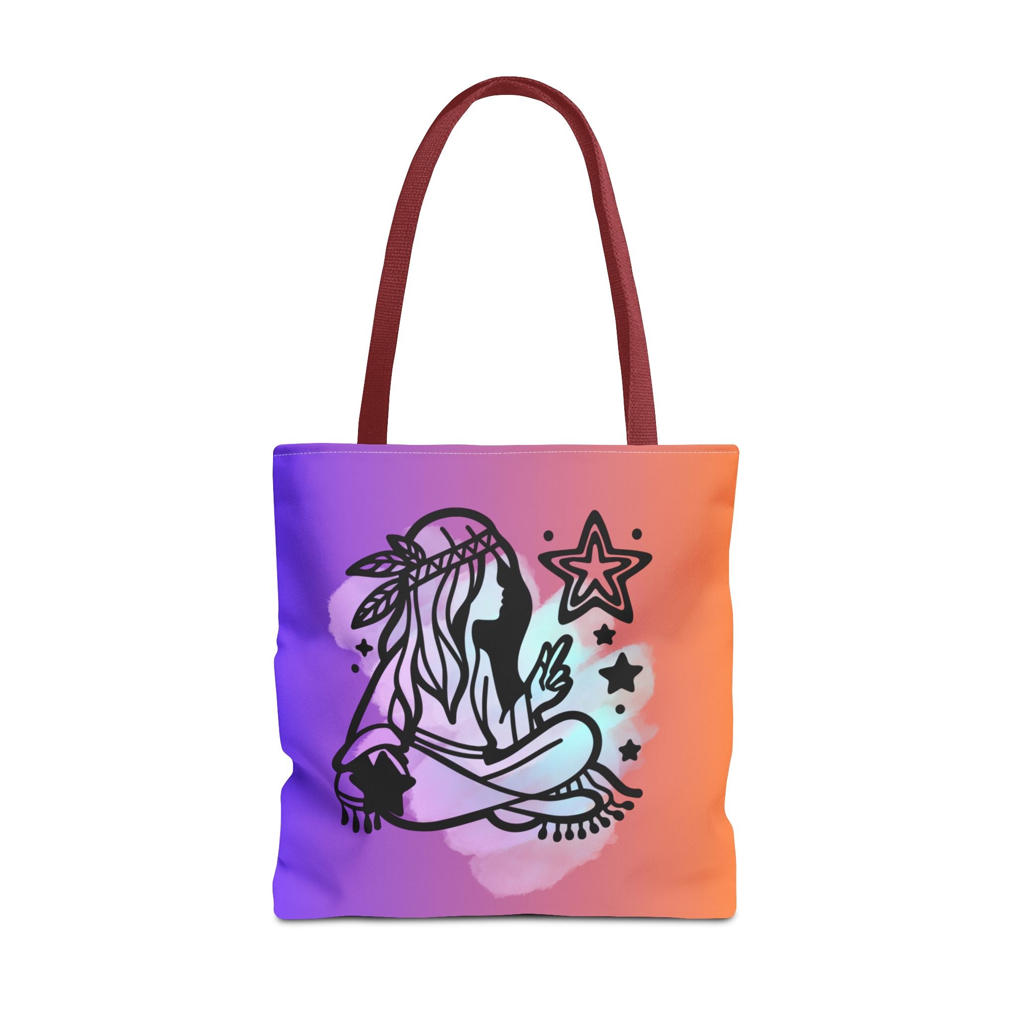 🌙✨ 60s - 70s Moon Child Tote Bag 🌼🌈