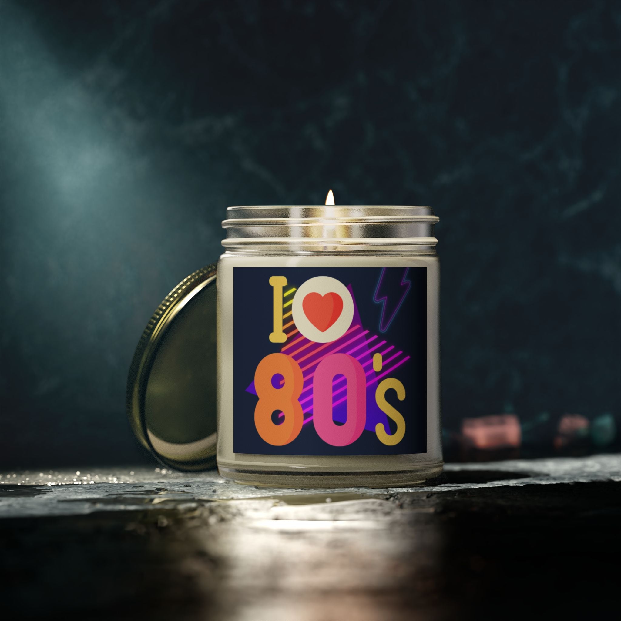 I ❤️ the 80s Candle 🎸🕶️💖