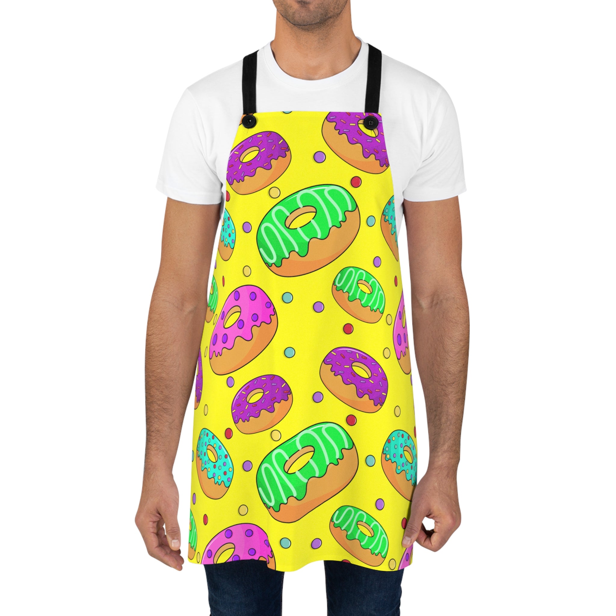 90s Funky Donuts Cooking Apron 🍩🎨👩‍🍳