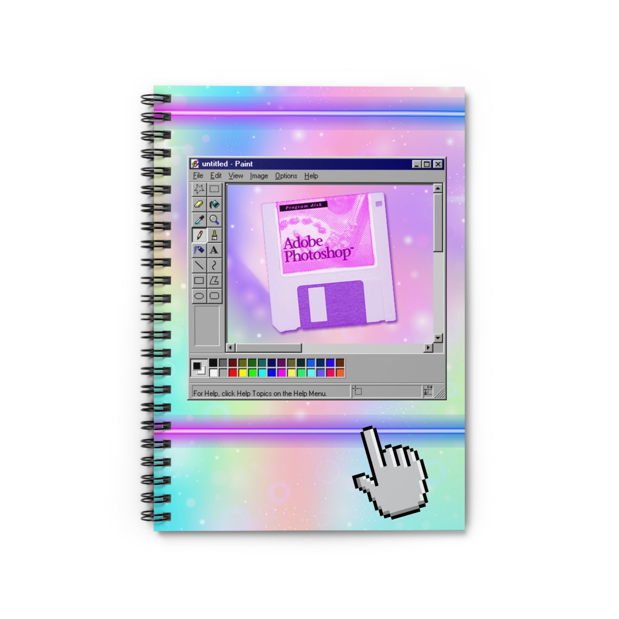 🖌️💻 90s–Y2K Adobe Photoshop & Microsoft Paint Journal 🎨✨