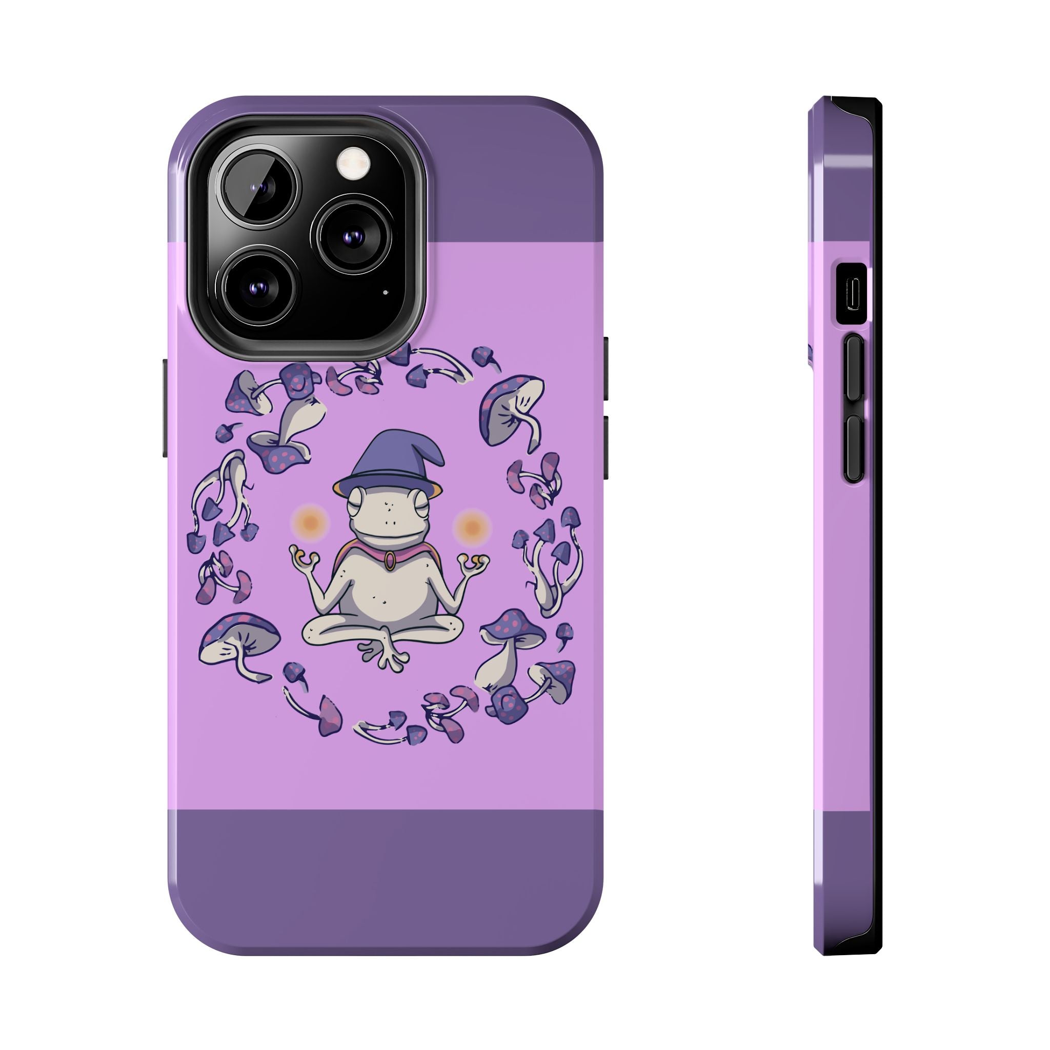 70s Mystical Mushroom Frog Phone Case 🍄🐸✨