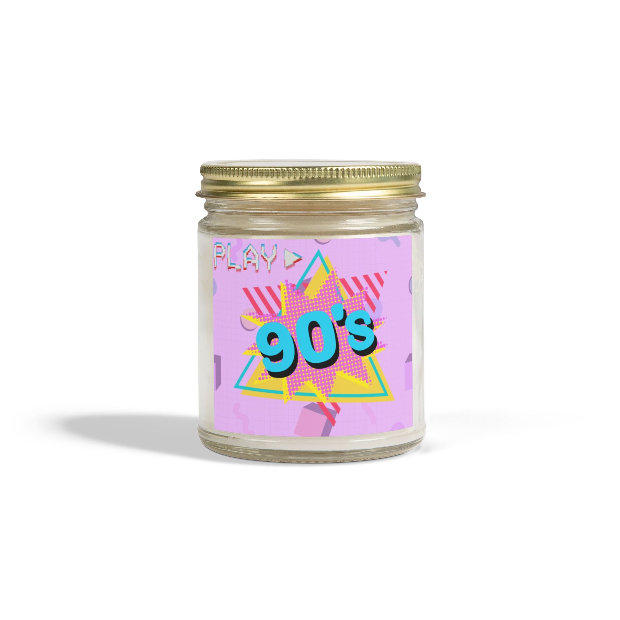 90s Play Button Candle 📼🕯️