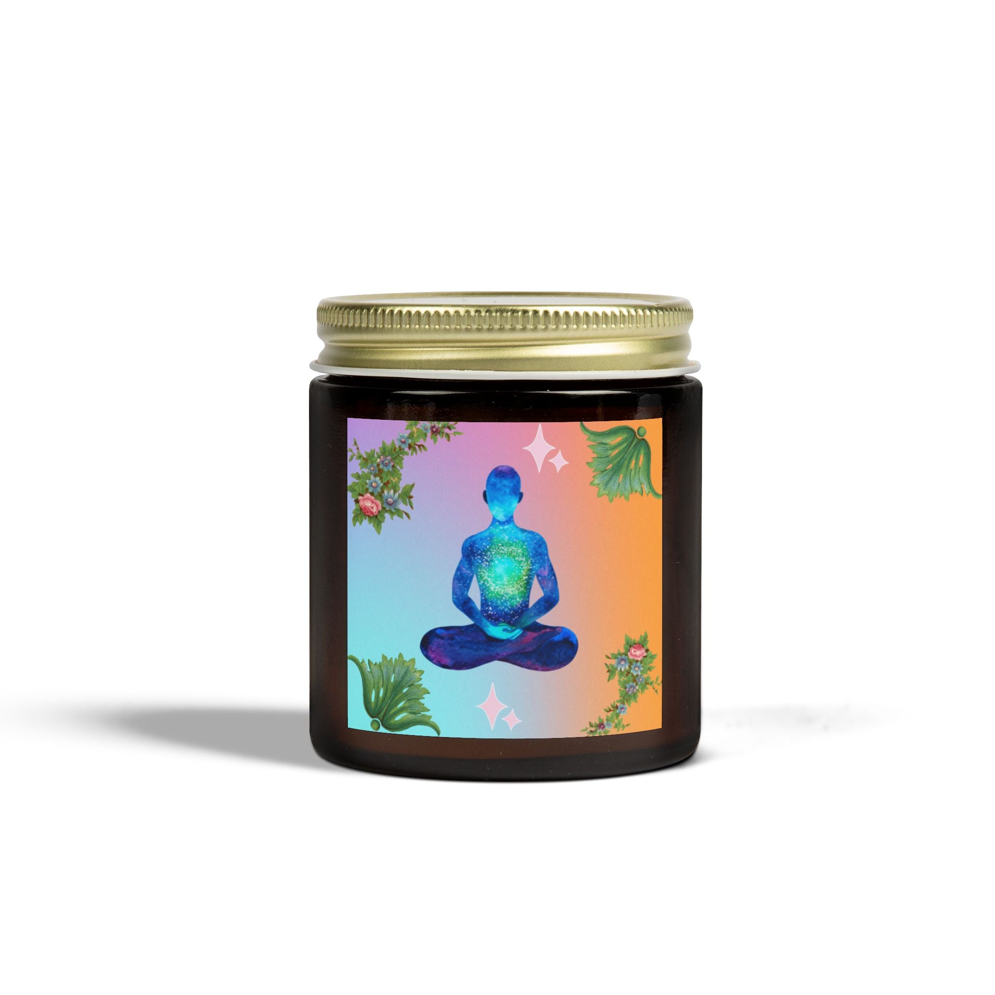 🌸 Peace Meditation Floral Candle 🕊️
